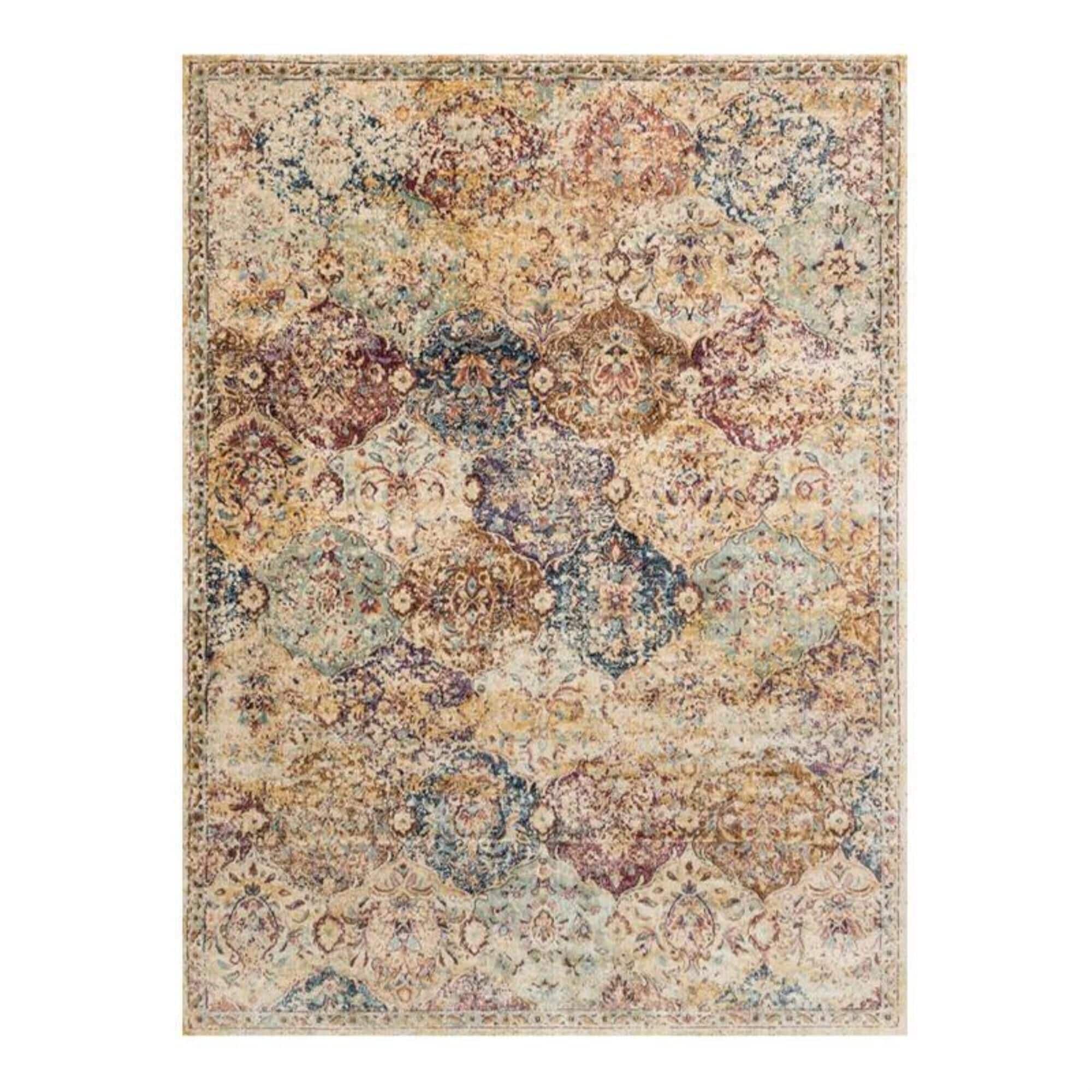 Loloi Anastasia AF-12 3"7" x 5"7" Ivory/Multi Area Rug, , large