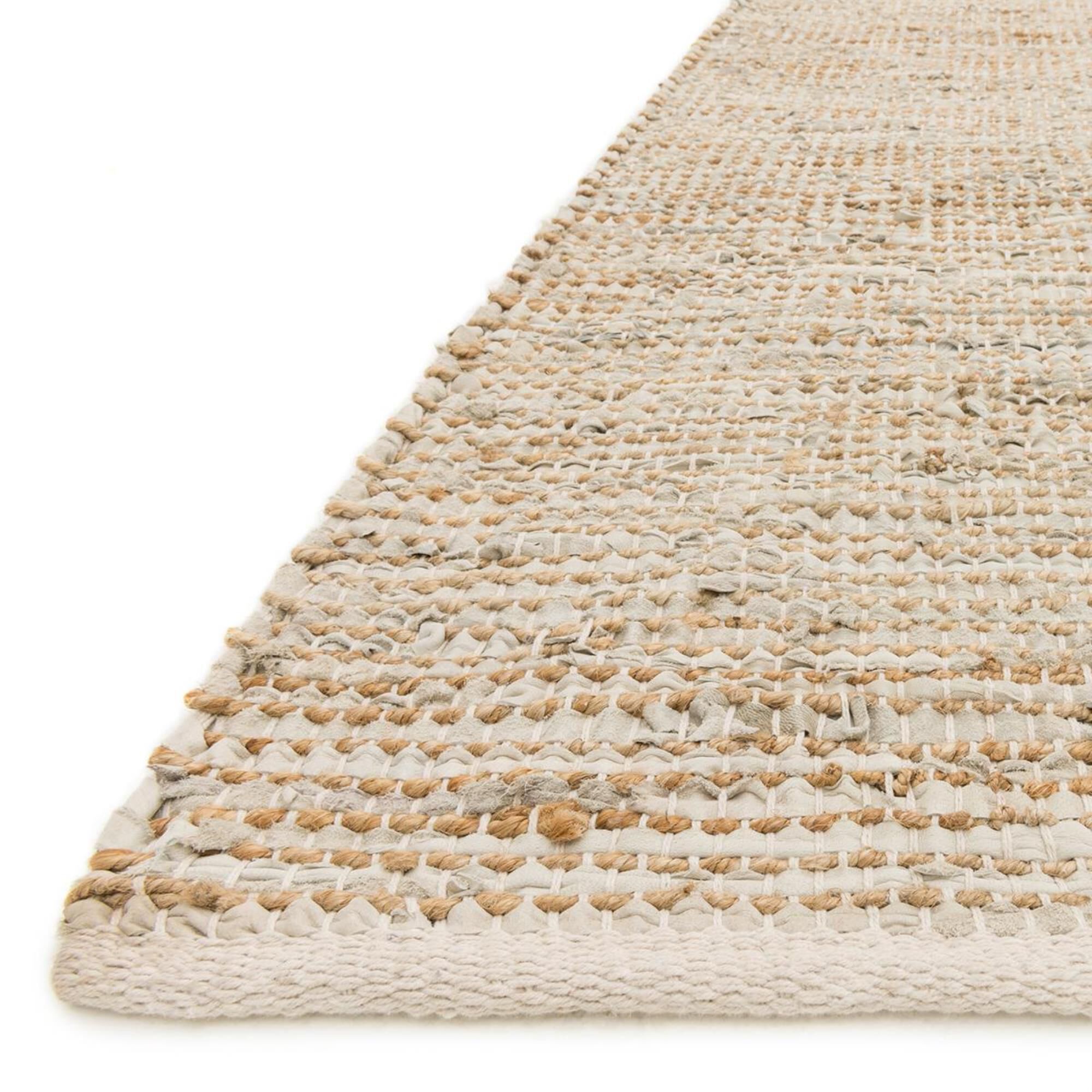 Loloi Edge ED-01 3"6" x 5"6" Ivory Area Rug, , large