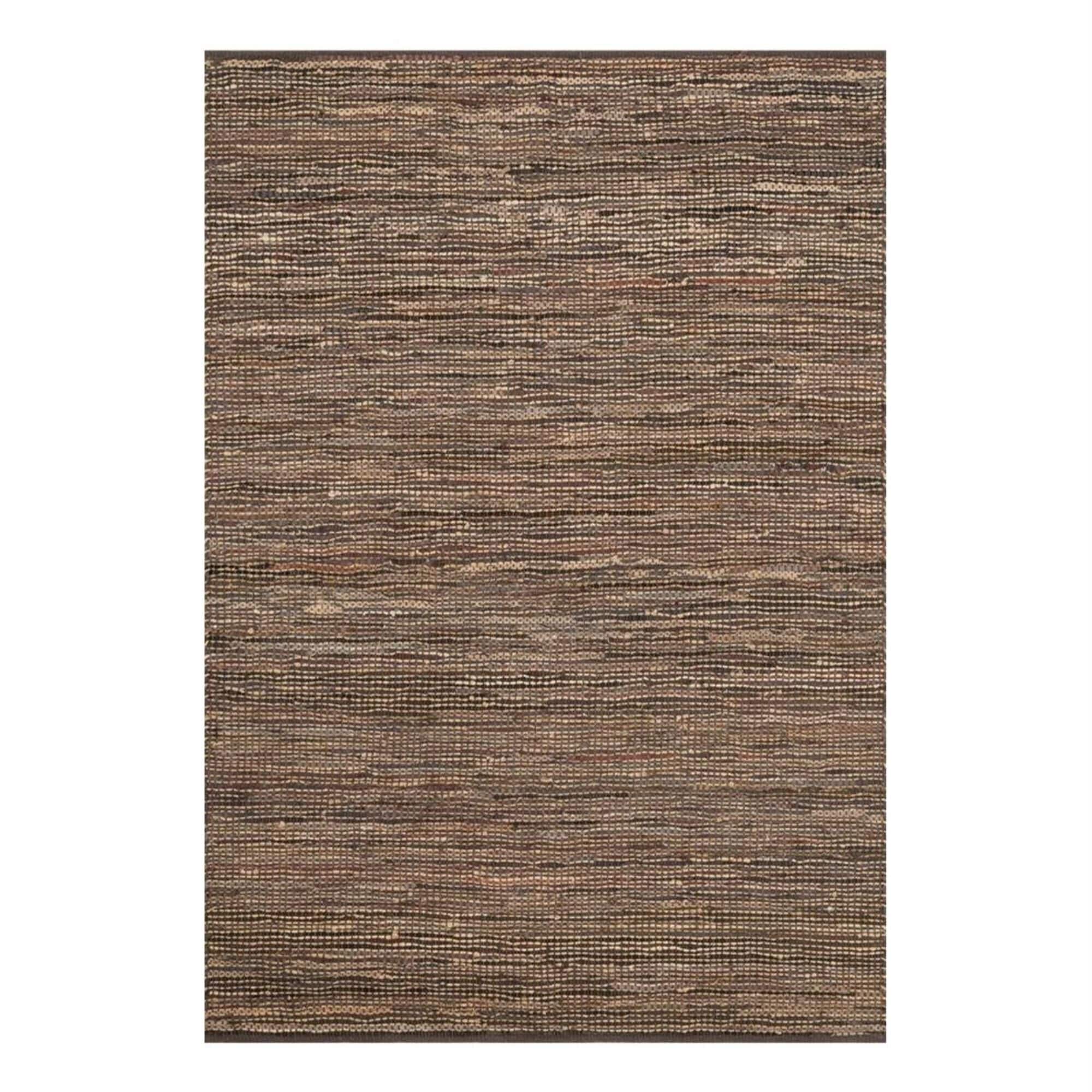 Loloi Edge ED-01 5" x 7"6" Brown Area Rug, , large