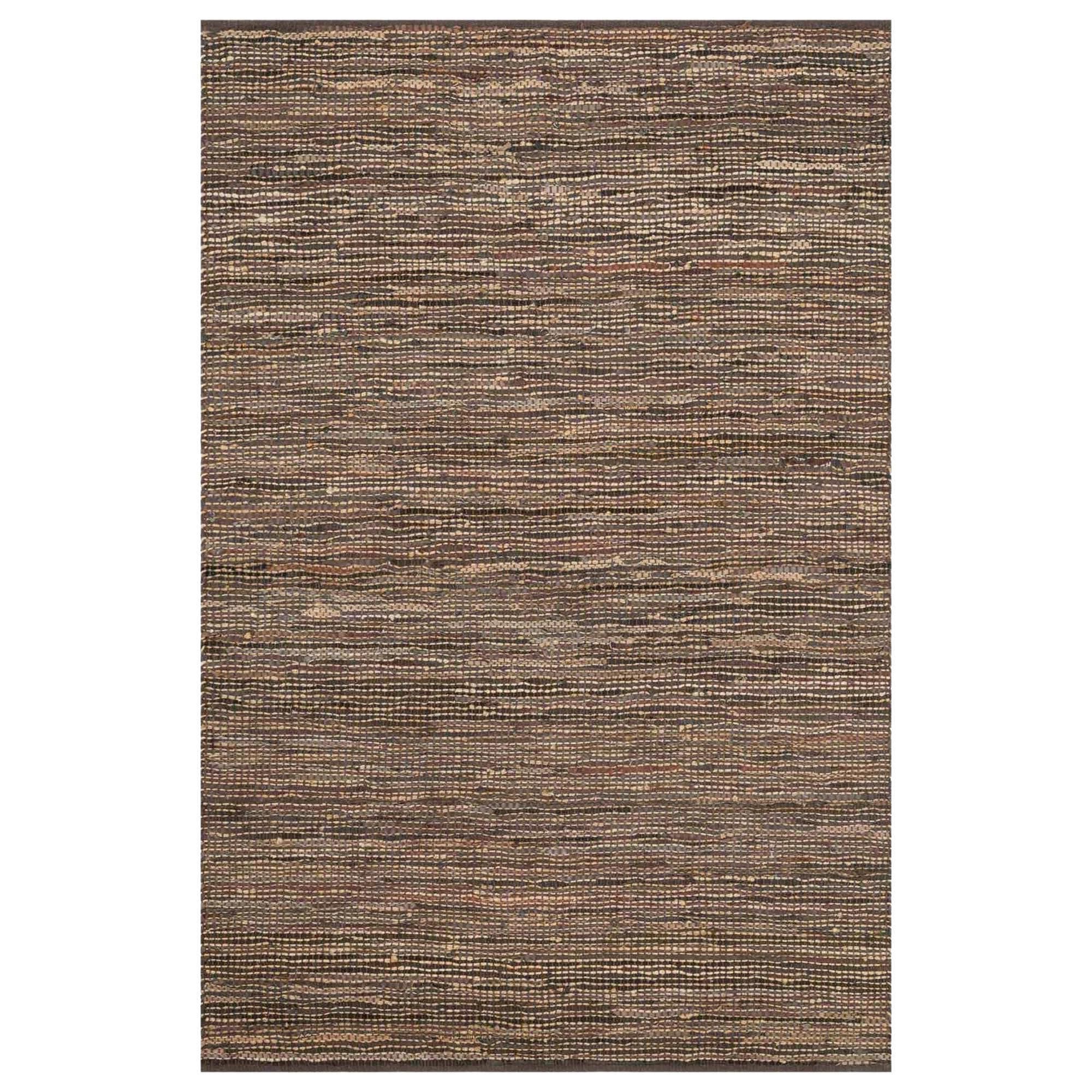 Loloi Edge 9"3" X 13" Brown Area Rug, , large