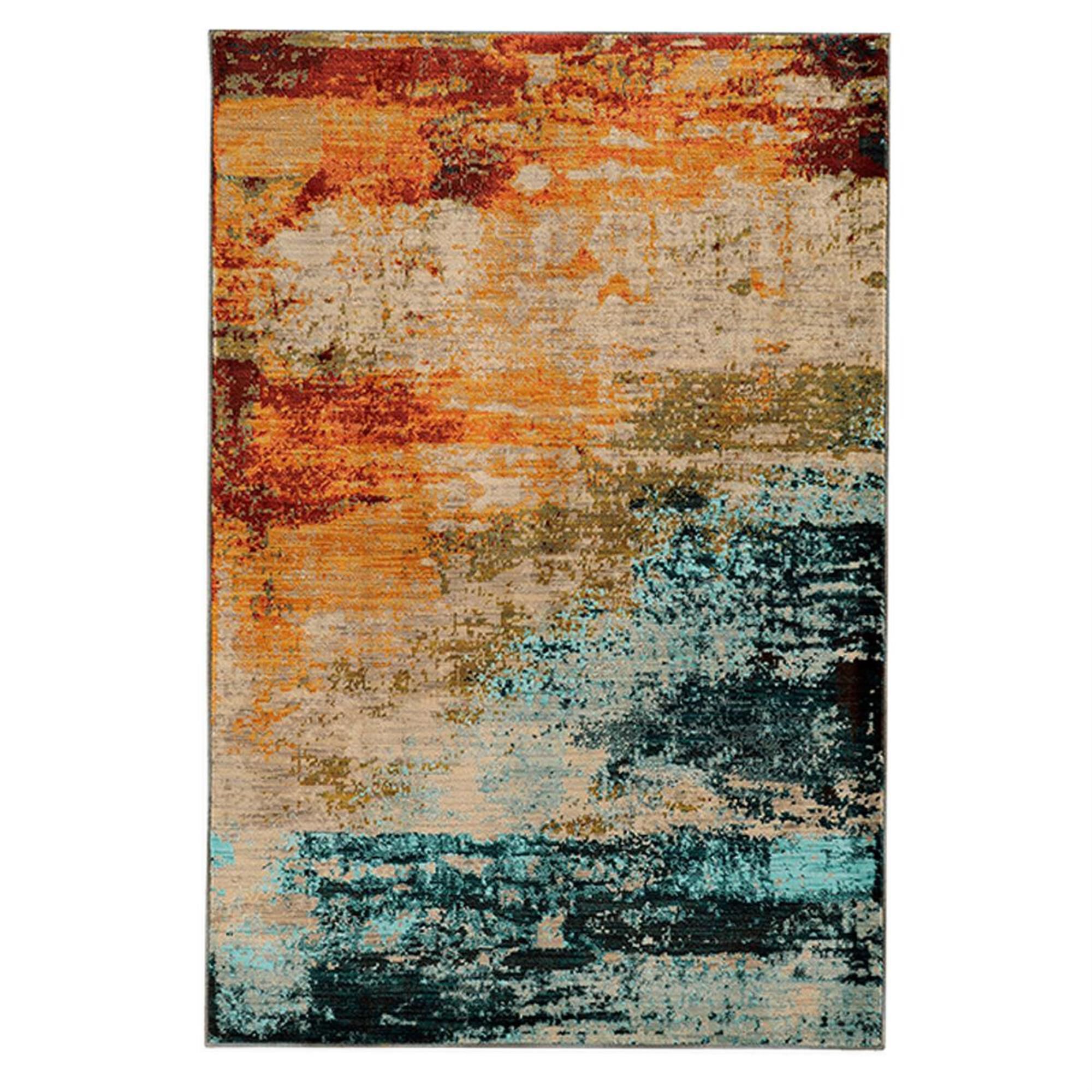 Oriental Weavers Sedona 6365A 2"3" x 7"6" Blue Area Rug, , large