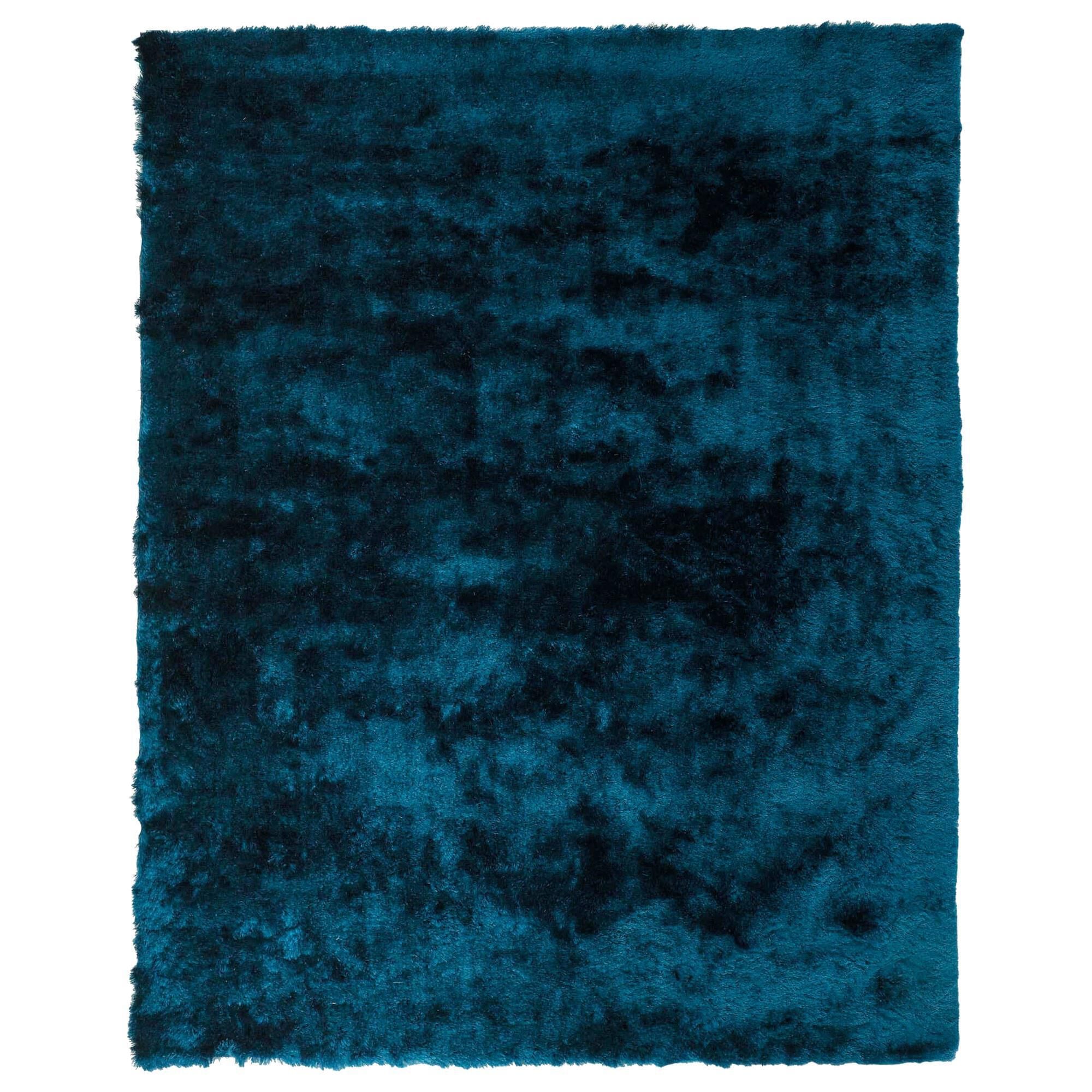 Feizy Rugs Indochine 3"6" x 5"6" Teal Area Rug, , large