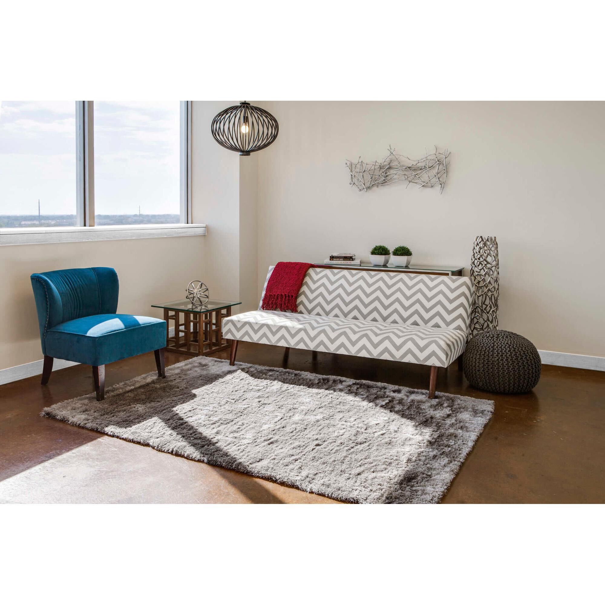 Feizy Indochine 4550F 3"6" x 5"6" Gray Area Rug, , large