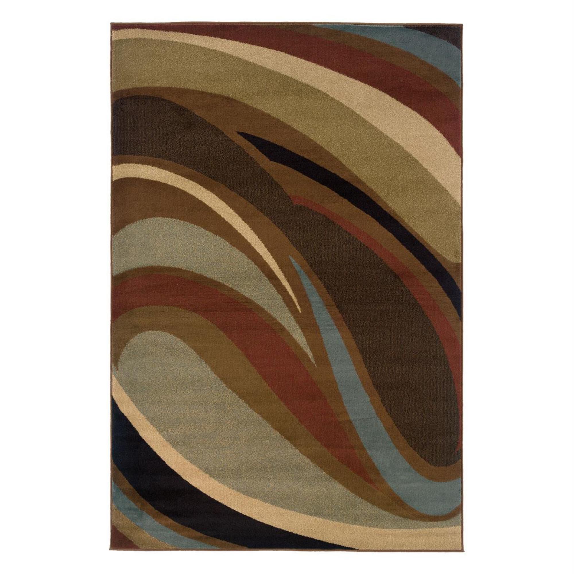 Oriental Weavers Hudson 2666F 1"10" x 3"3" Brown Scatter Rug, , large