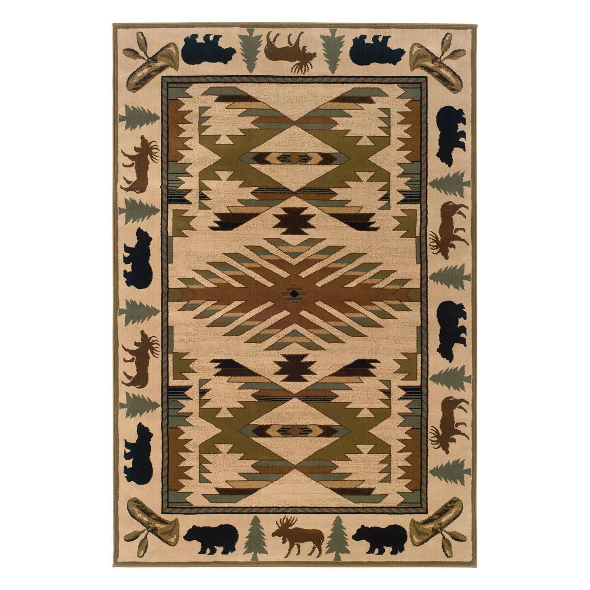 Oriental Weavers Hudson 1072A 1"10" x 3"3" Ivory Scatter Rug, , large