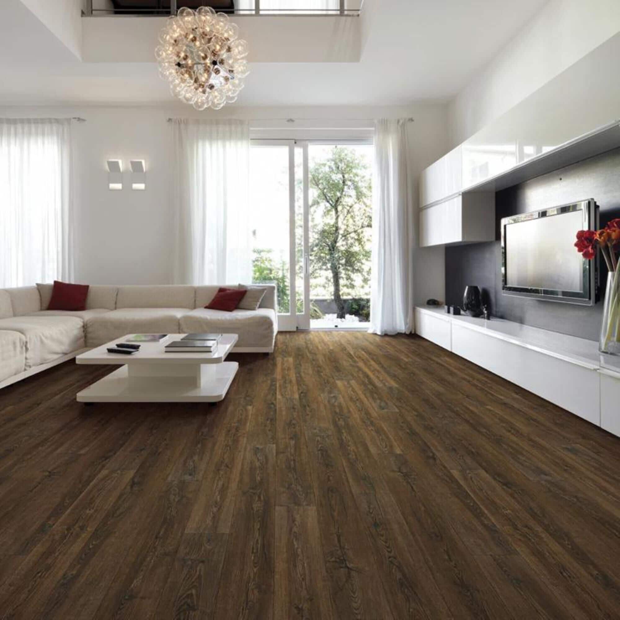 COREtec Smoked Rustic Pine 7" x 72" Luxury Vinyl Plank, , large