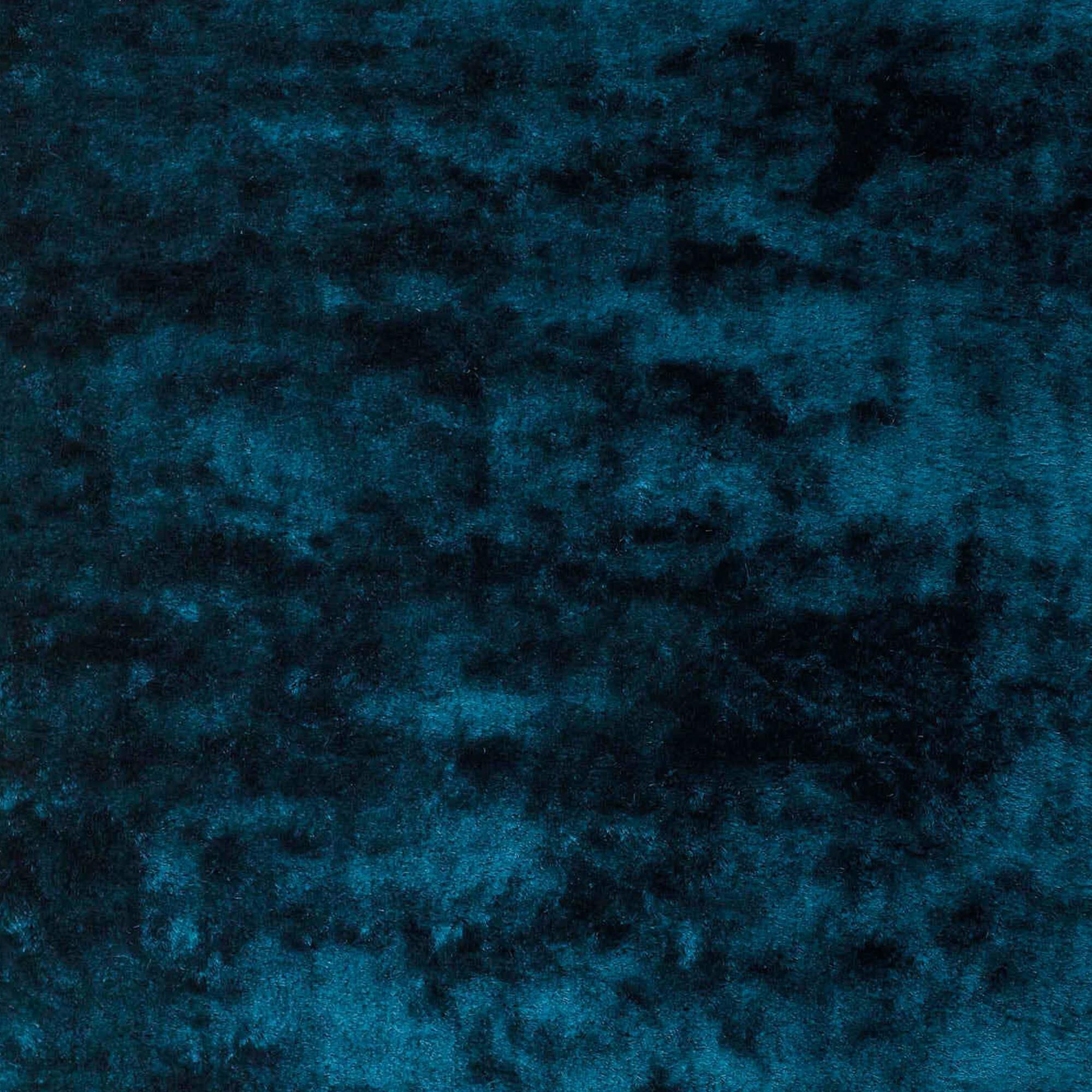 Feizy Indochine 8" Round Teal Area Rug, , large