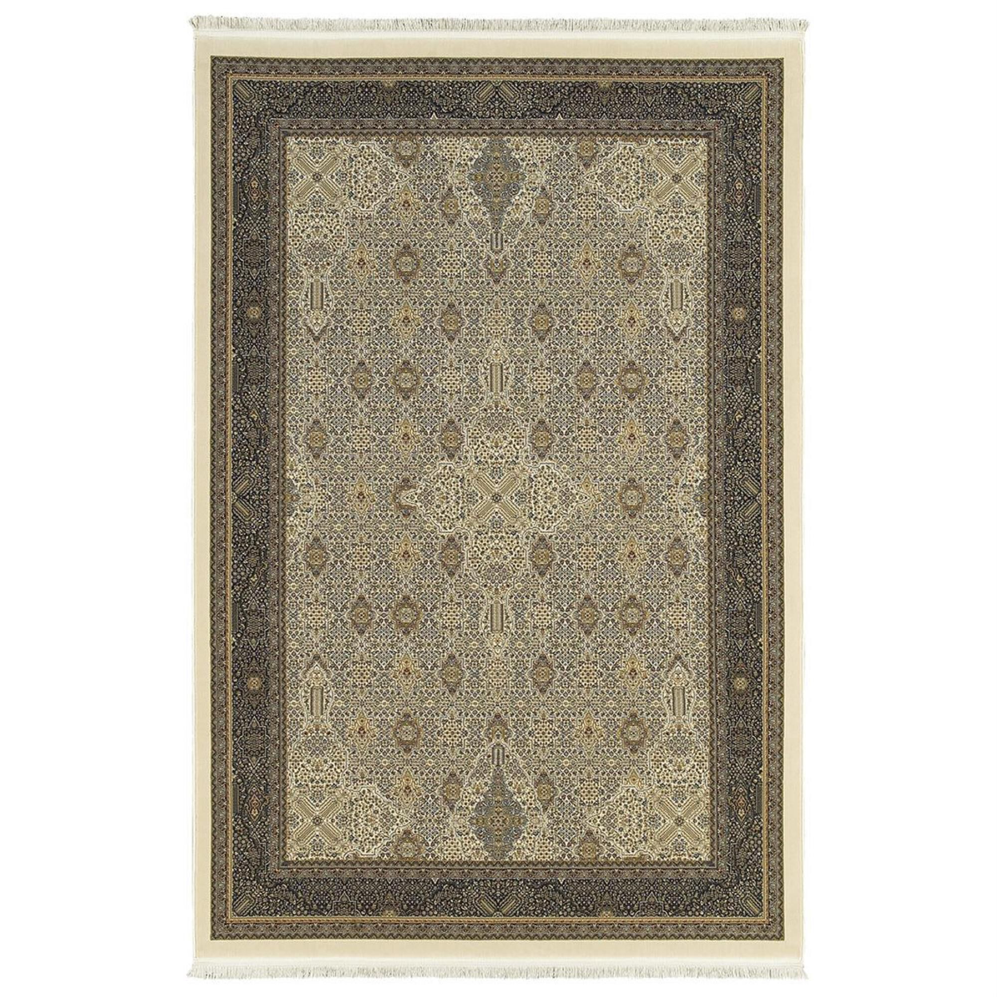 Oriental Weavers Masterpiece 1335I 3"10" x 5"5" Ivory Area Rug, , large