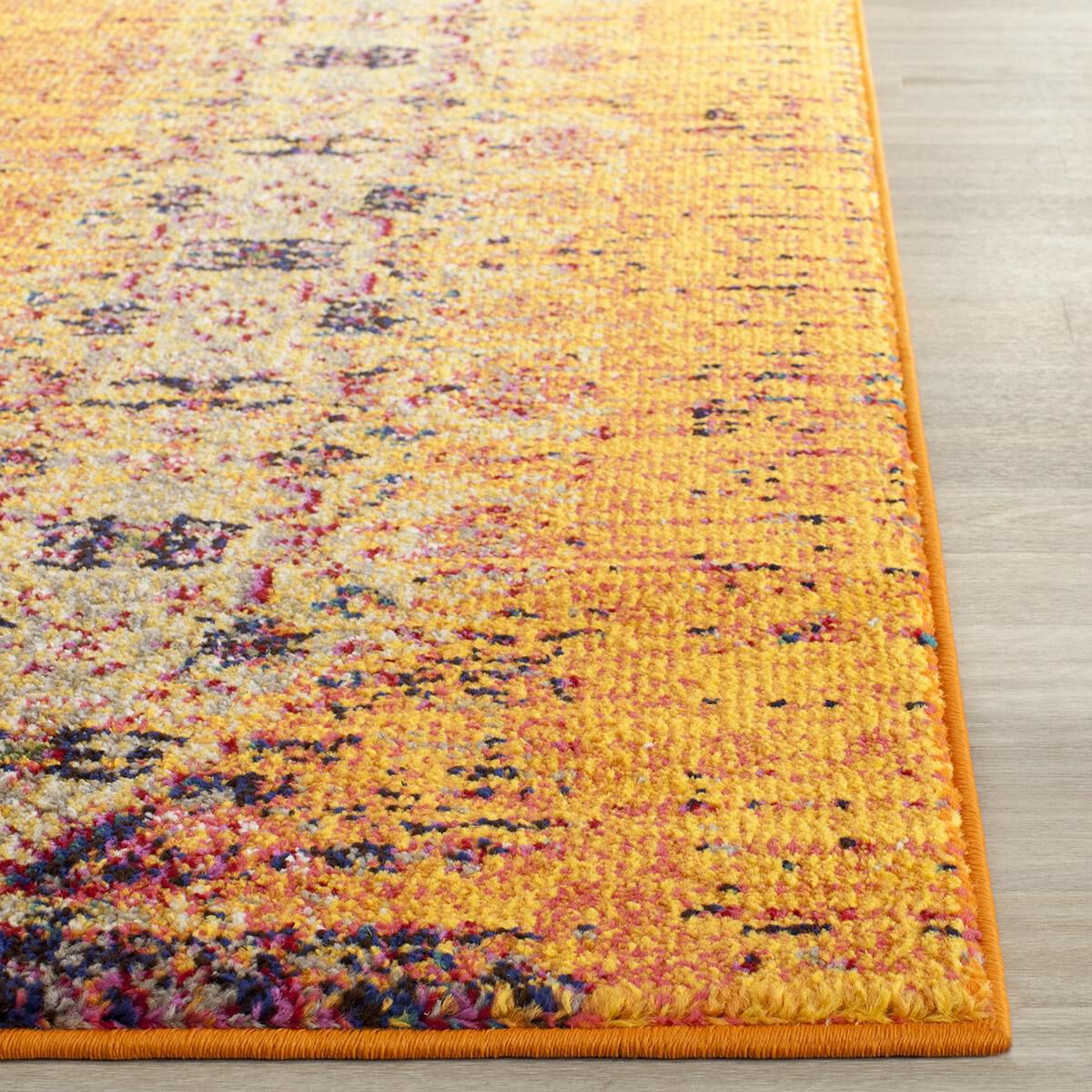 Safavieh Monaco MNC209H-5 5"1" x 7"7" Orange/Multi Area Rug, , large