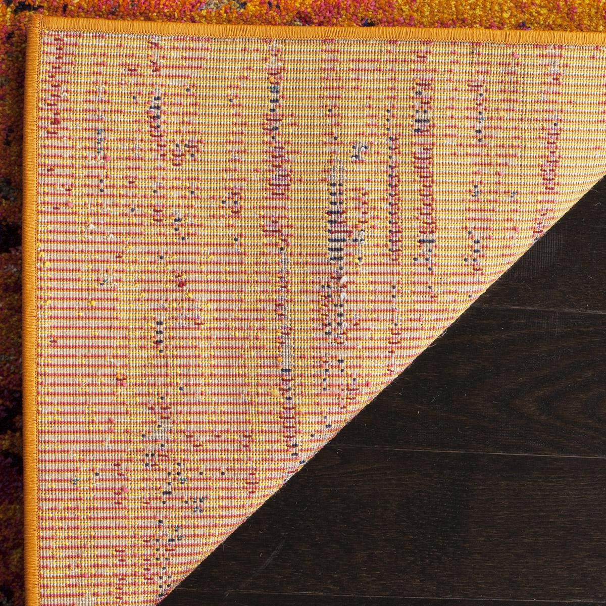 Safavieh Monaco MNC209H-5 5"1" x 7"7" Orange/Multi Area Rug, , large
