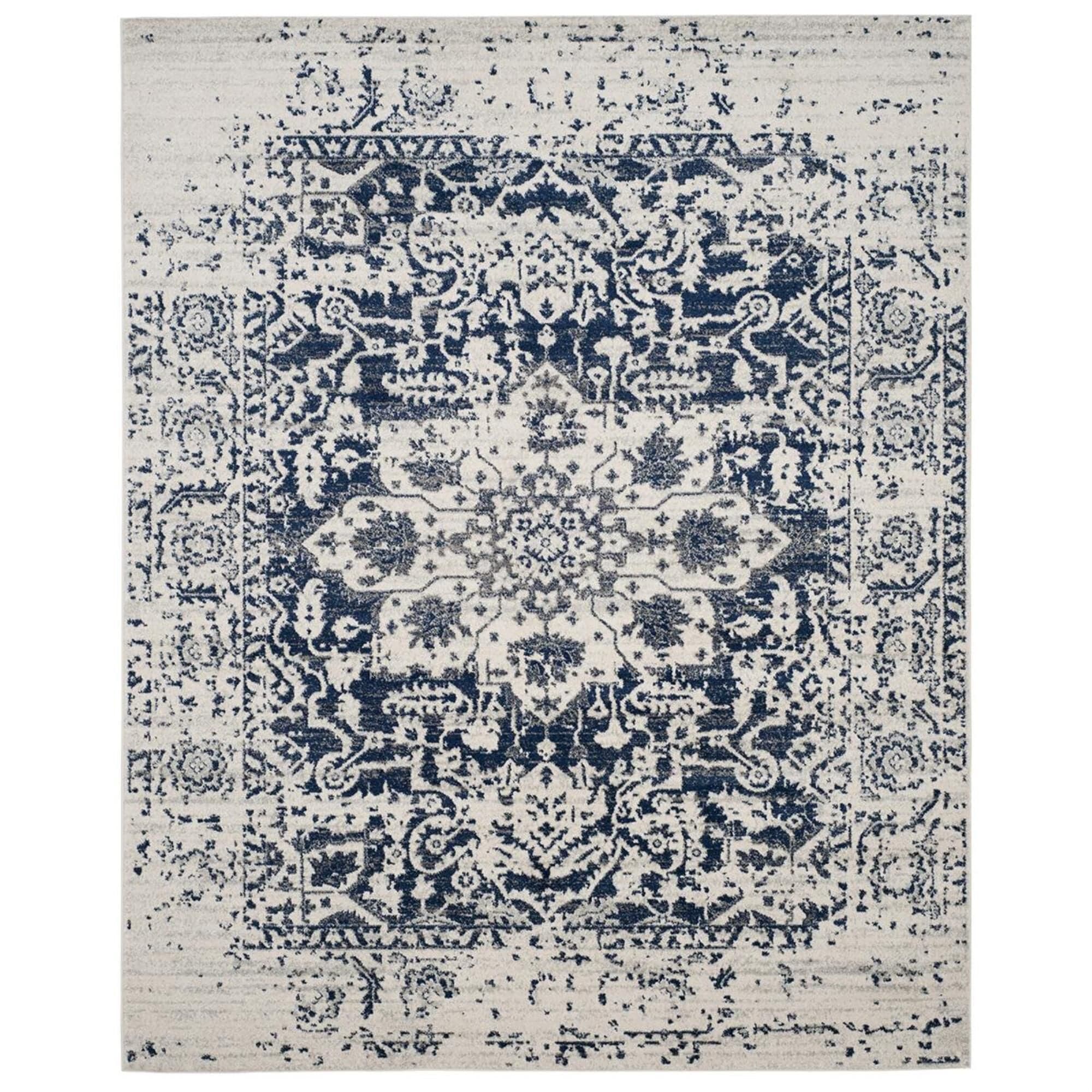 Safavieh Madison MAD603D-9 9" x 12" Cream/Navy Area Rug