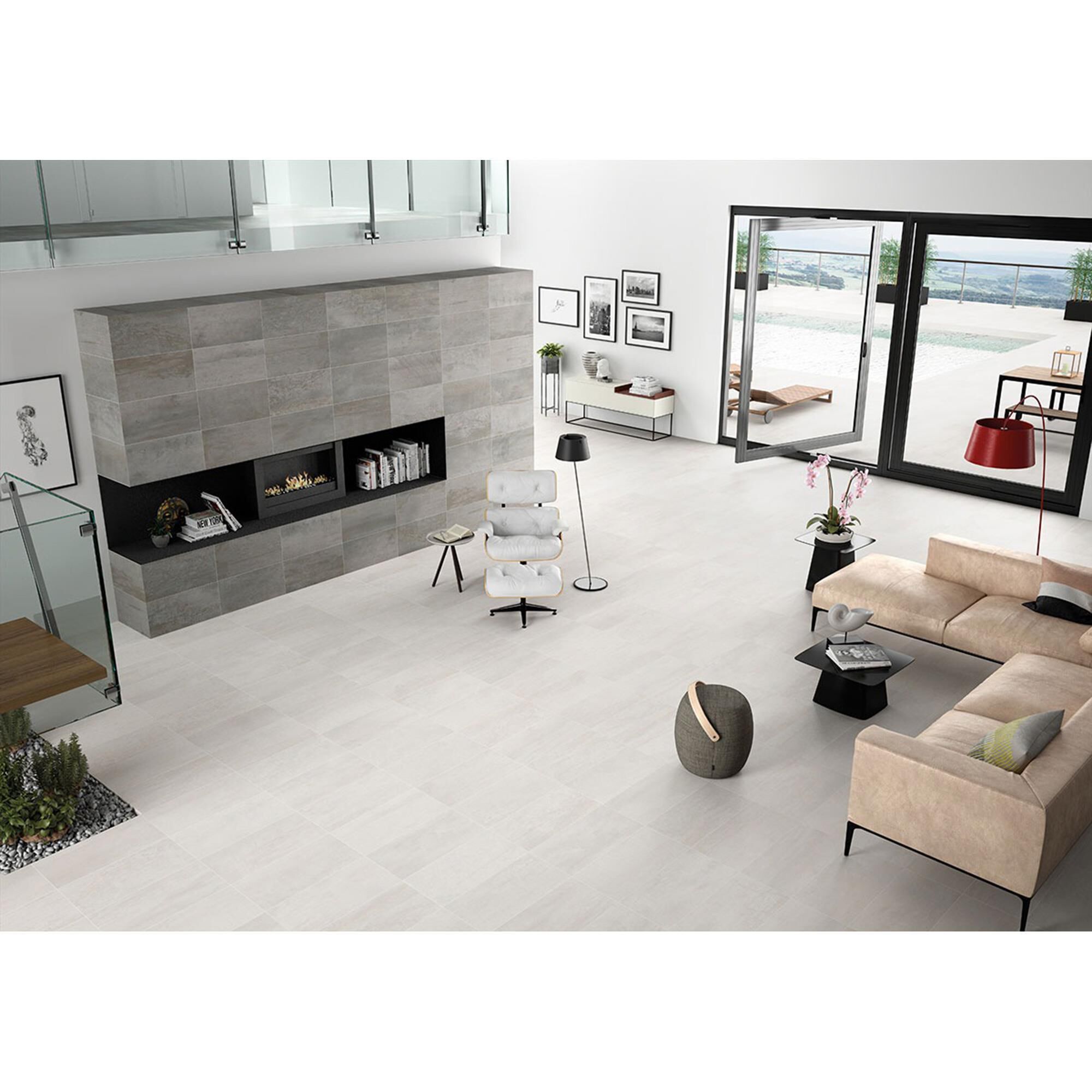 MS International Oxide Blanc 12" x 24" Porcelain Tile, , large