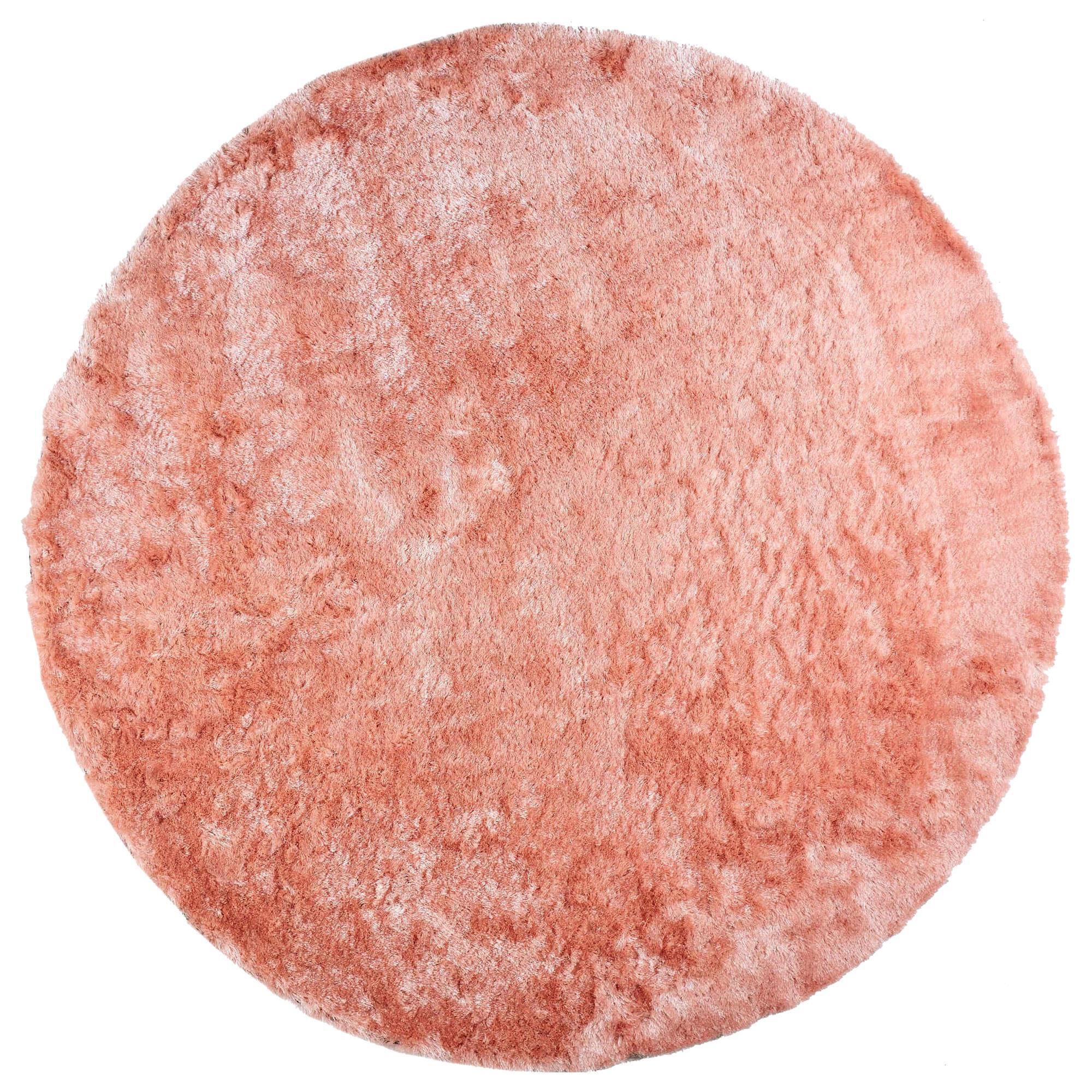Feizy Indochine 10" Round Blush Area Rug, , large