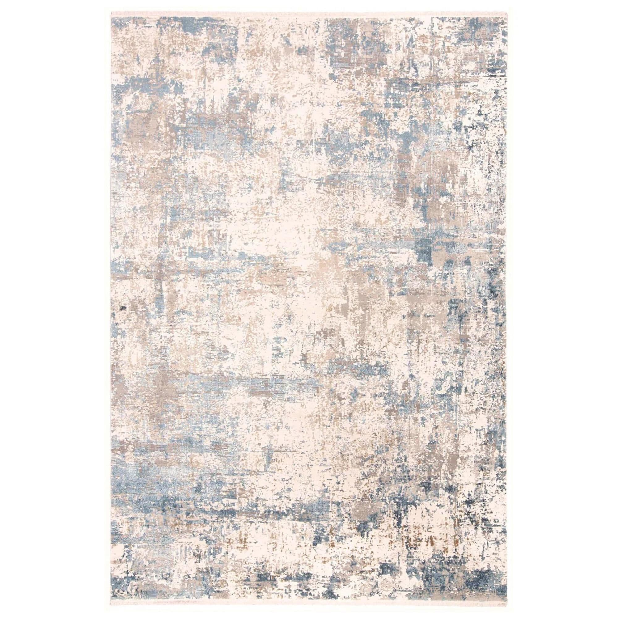 Feizy Cadiz 13" x 20" Blue and Ivory Area Rug, , large