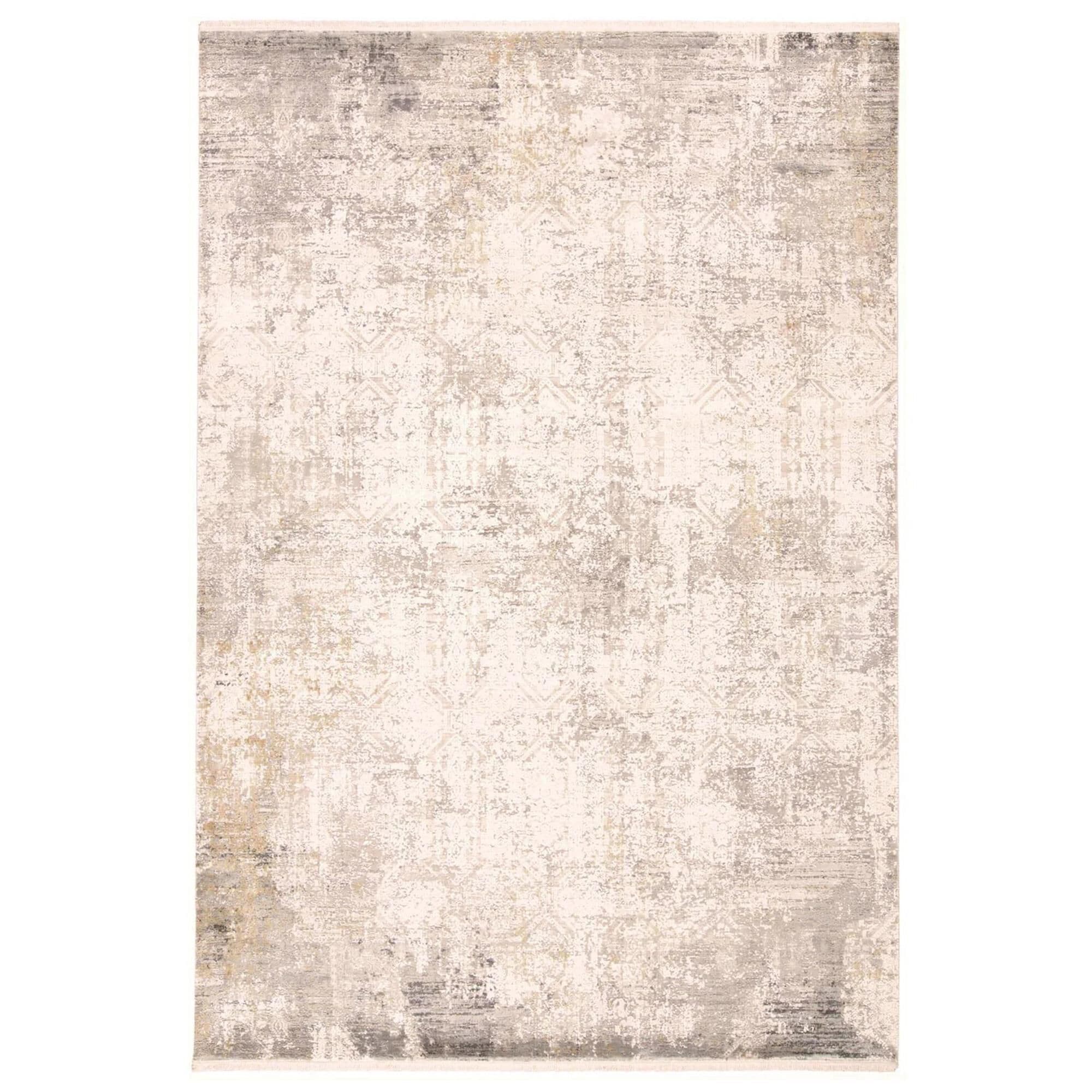 Feizy Cadiz 13" x 20" Light Gray and Ivory Area Rug, , large