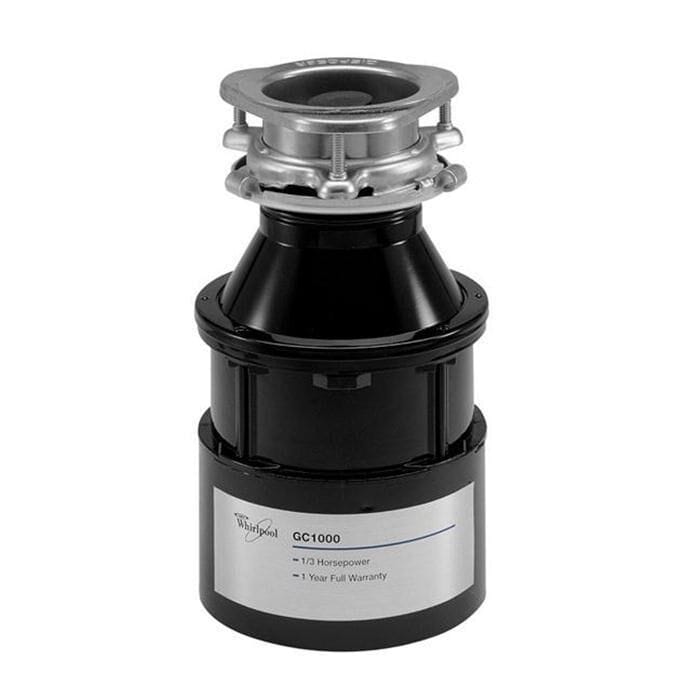 Whirlpool 1/3 Horsepower In-Sink Disposal in Black, , large