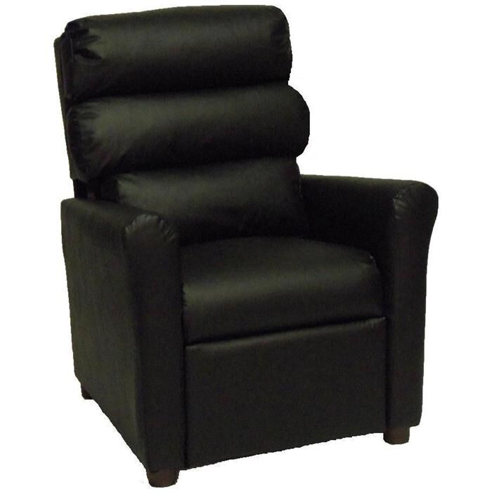 Brazil Youth Recliner in Black, , large