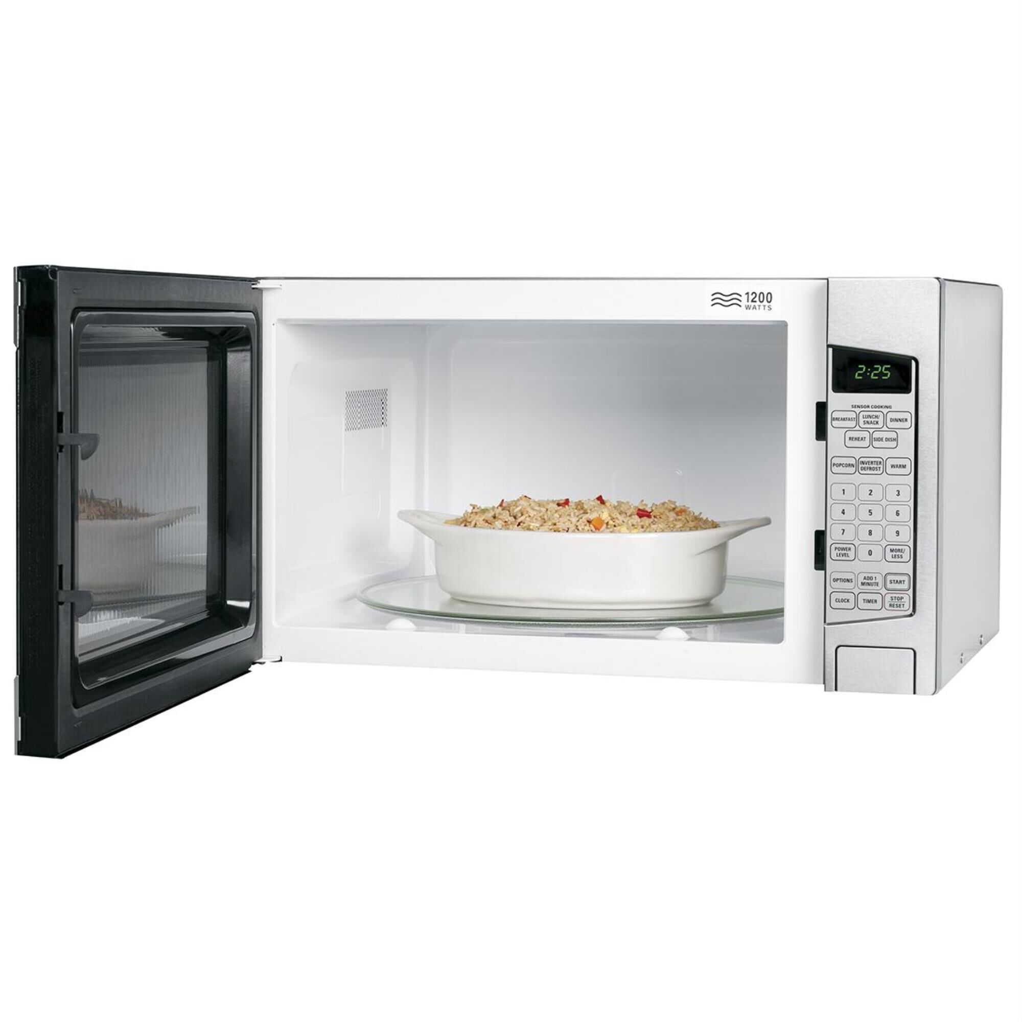 GE Profile 2.2 Cu. Ft. Countertop Microwave Oven in Stainless Steel, , large