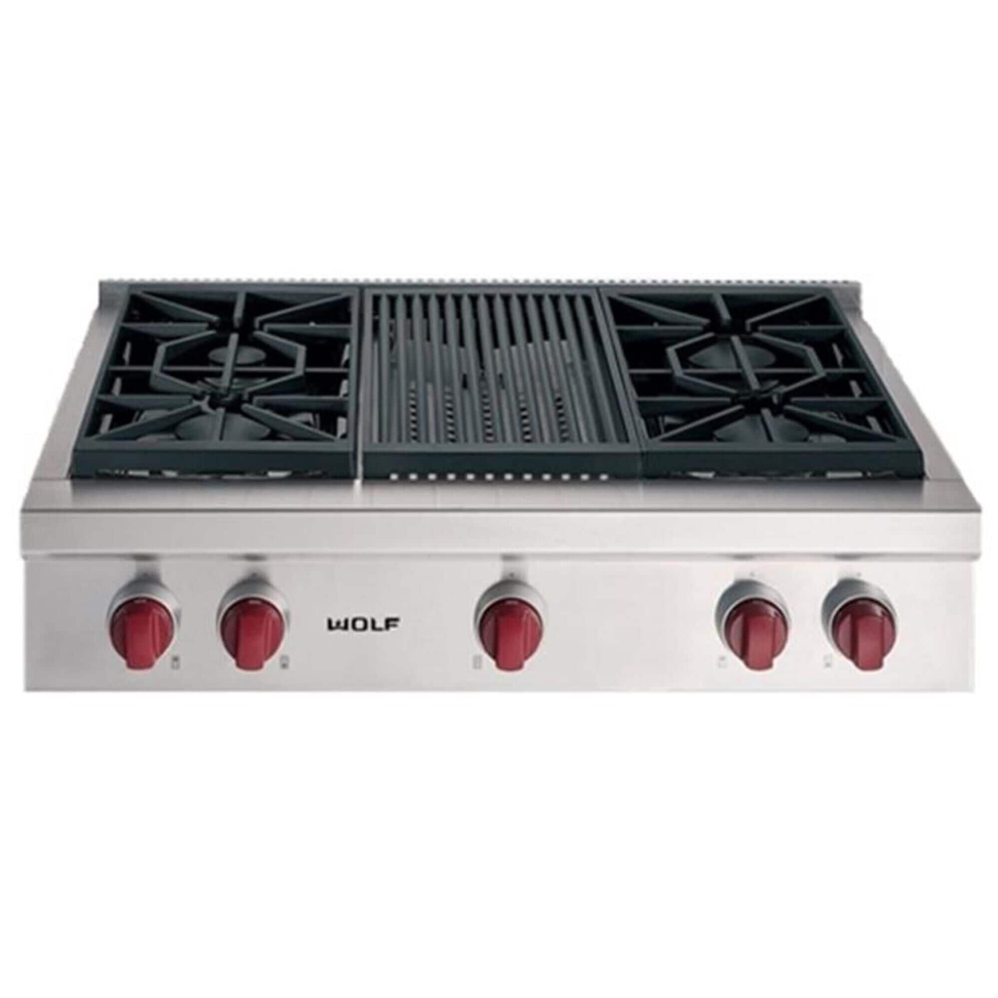 Wolf 36" Sealed Burner Rangetop, , large