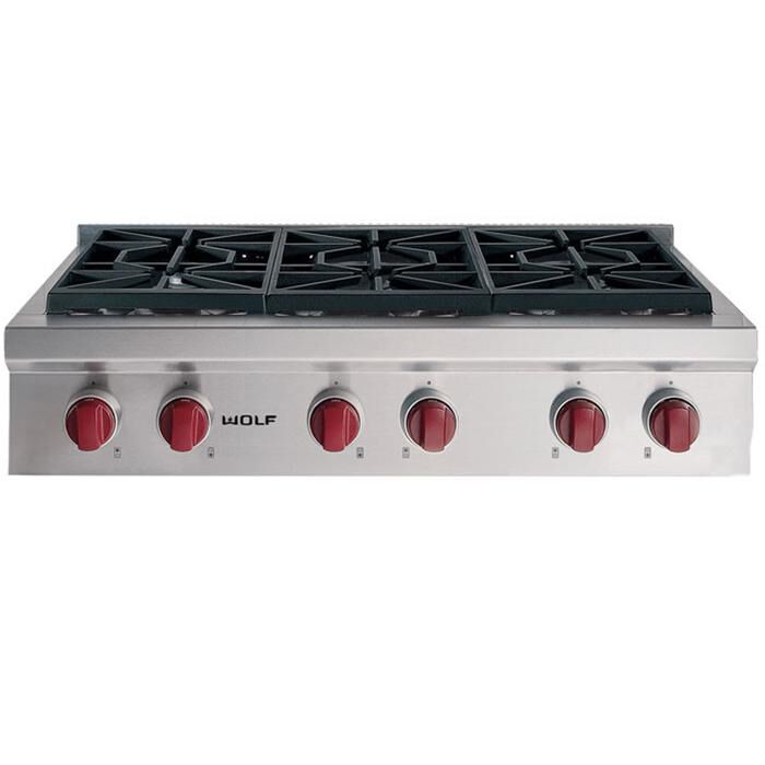 Wolf 36" Sealed Burner Rangetop, , large