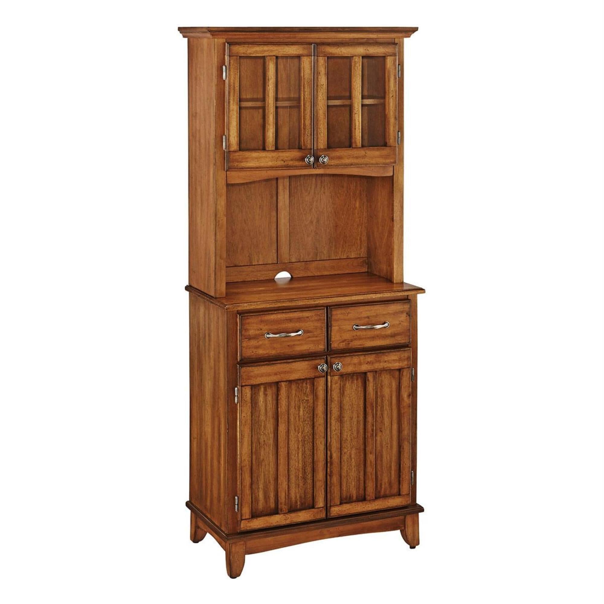 Homestyles Buffet of Buffets Server and Hutch in Cottage Oak, , large