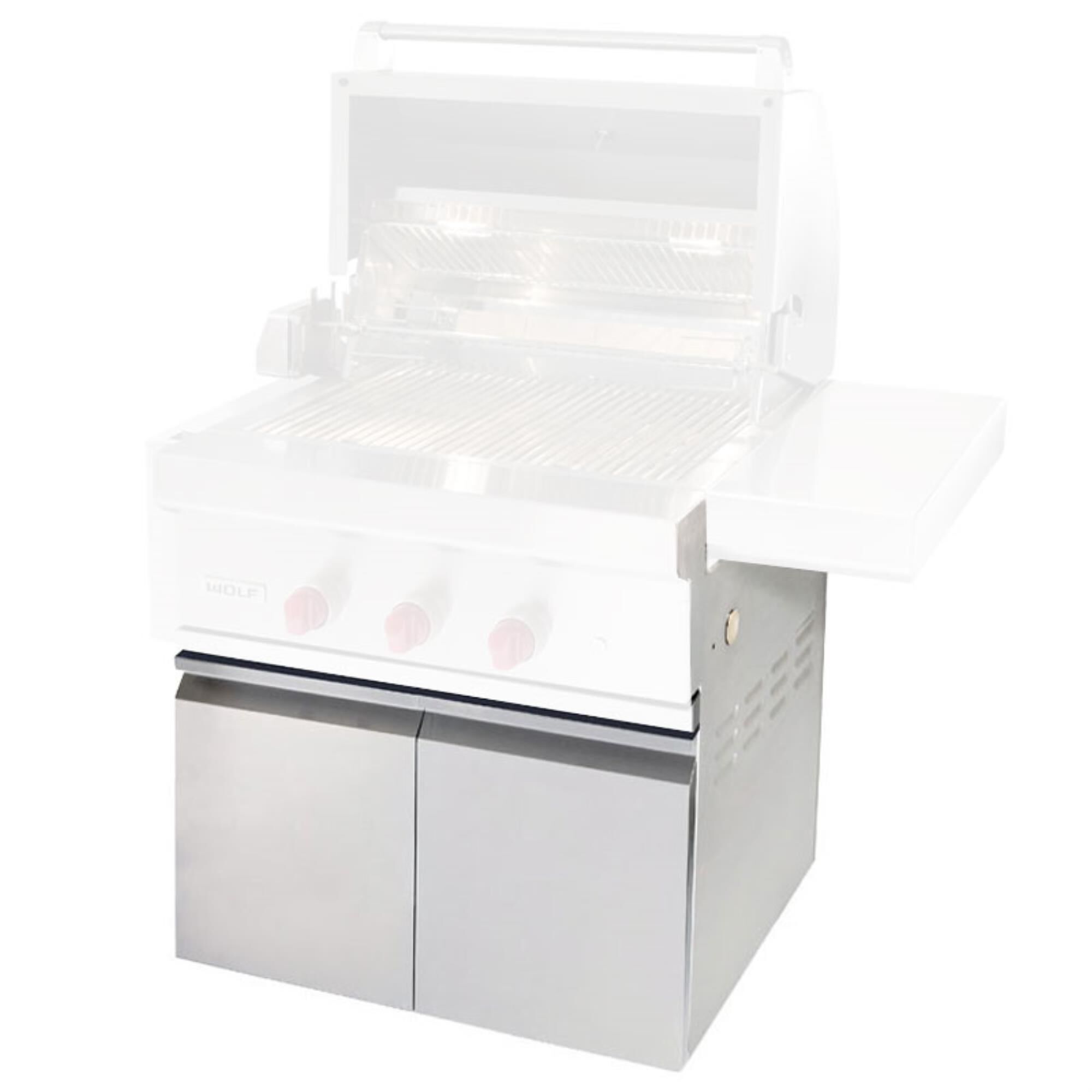 Wolf Grill Cart for 30" Wolf Grill in Stainless Steel, , large