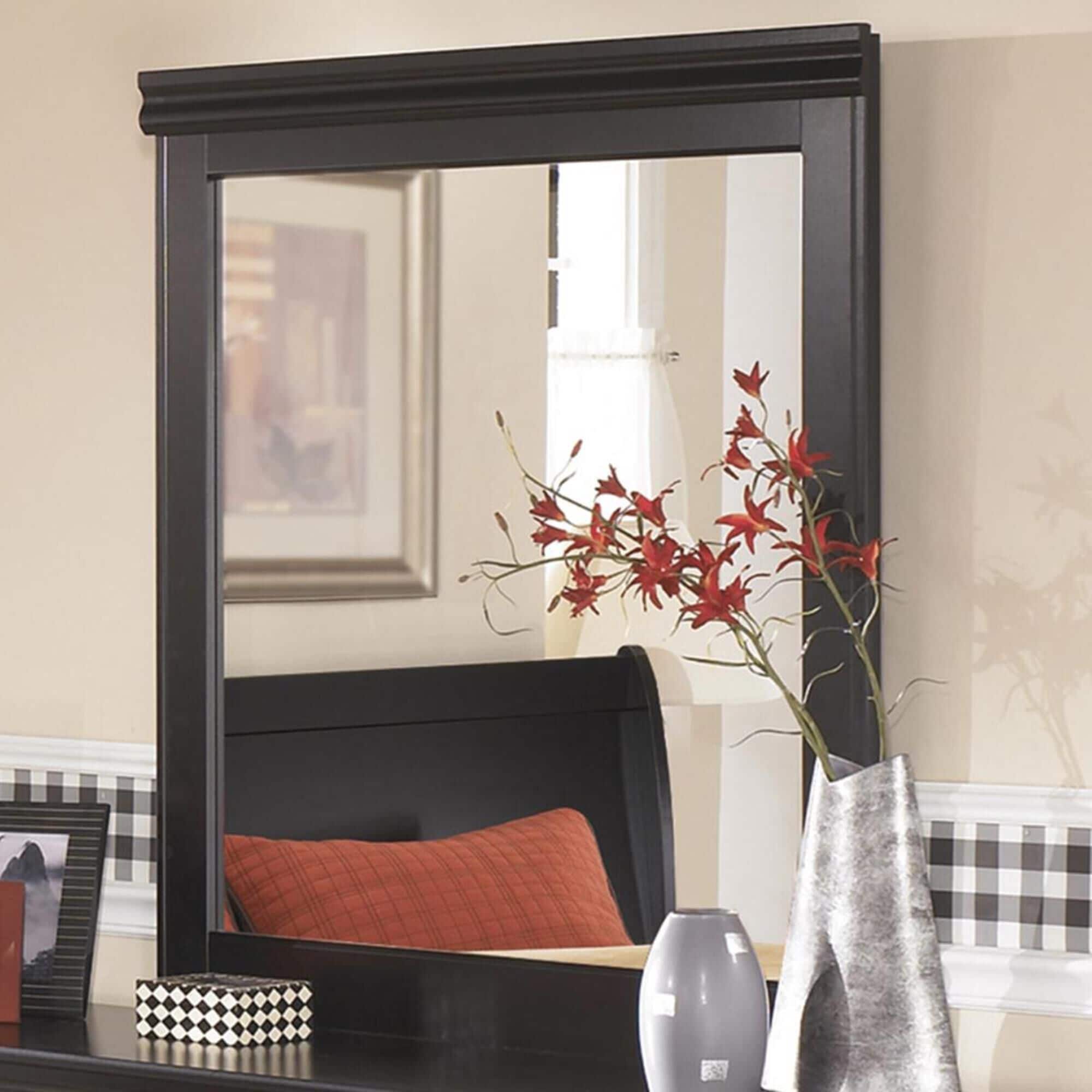 Signature Design by Ashley Huey Vineyard Mirror in Black, , large