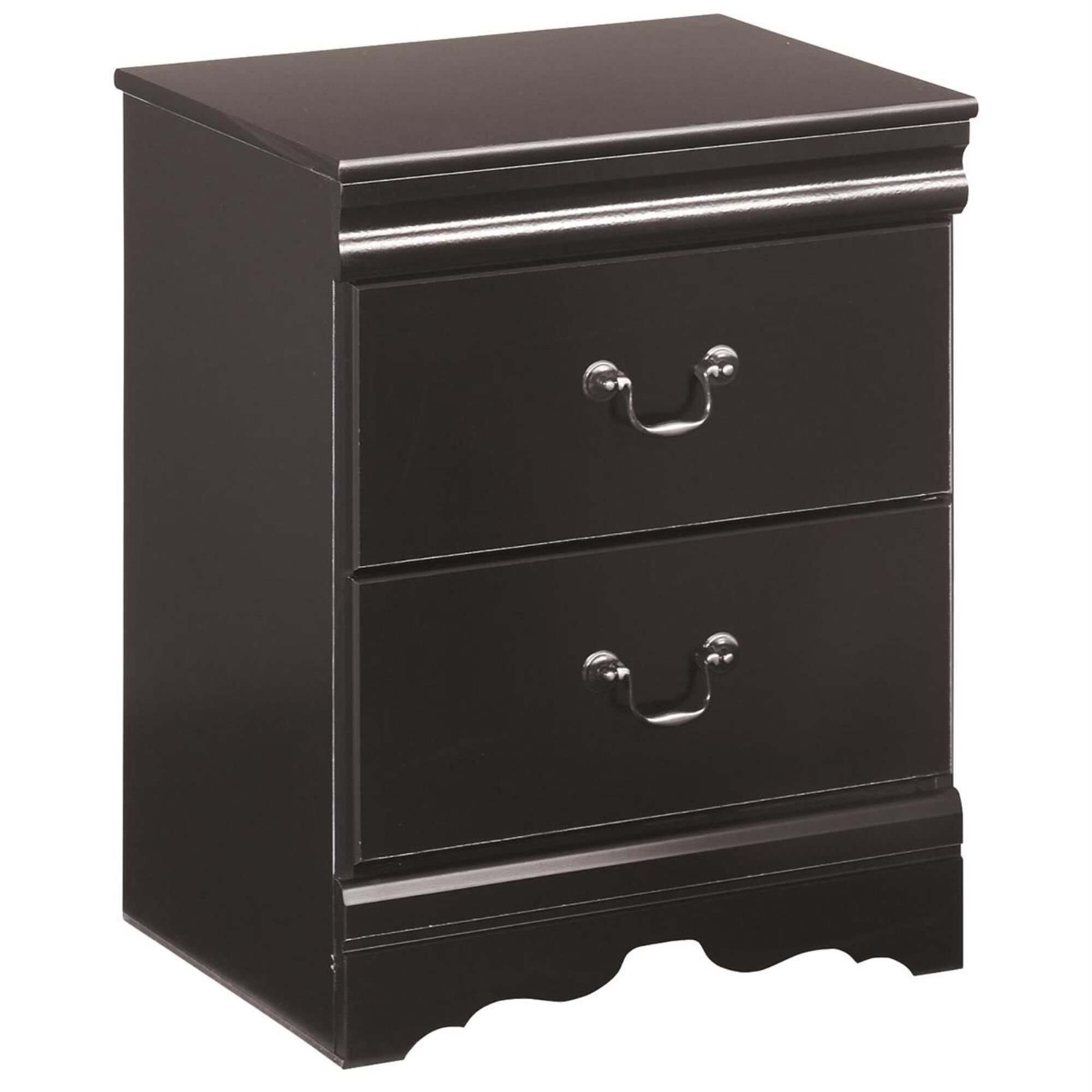 Signature Design by Ashley Huey Vineyard Nightstand in Black, , large