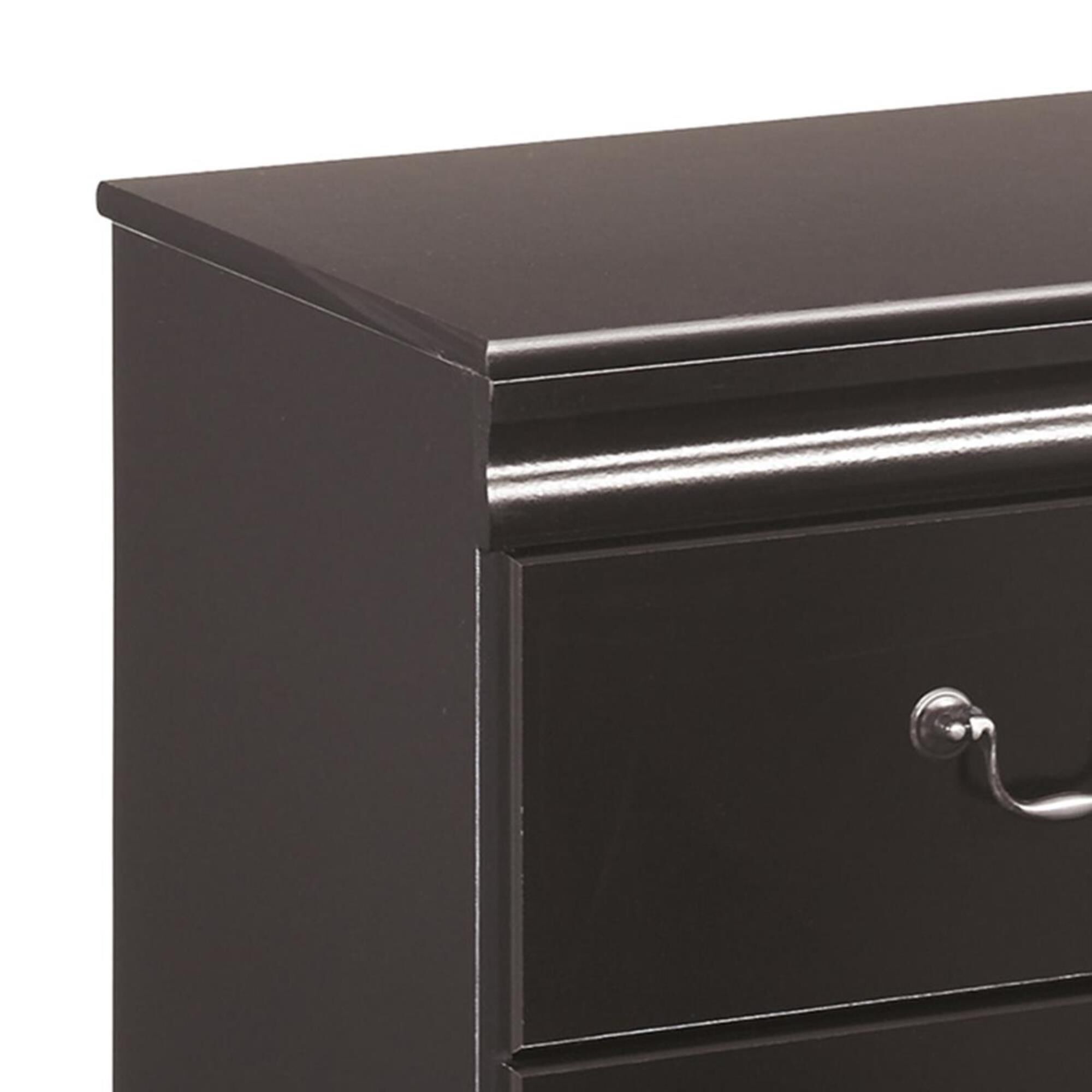 Signature Design by Ashley Huey Vineyard Nightstand in Black, , large