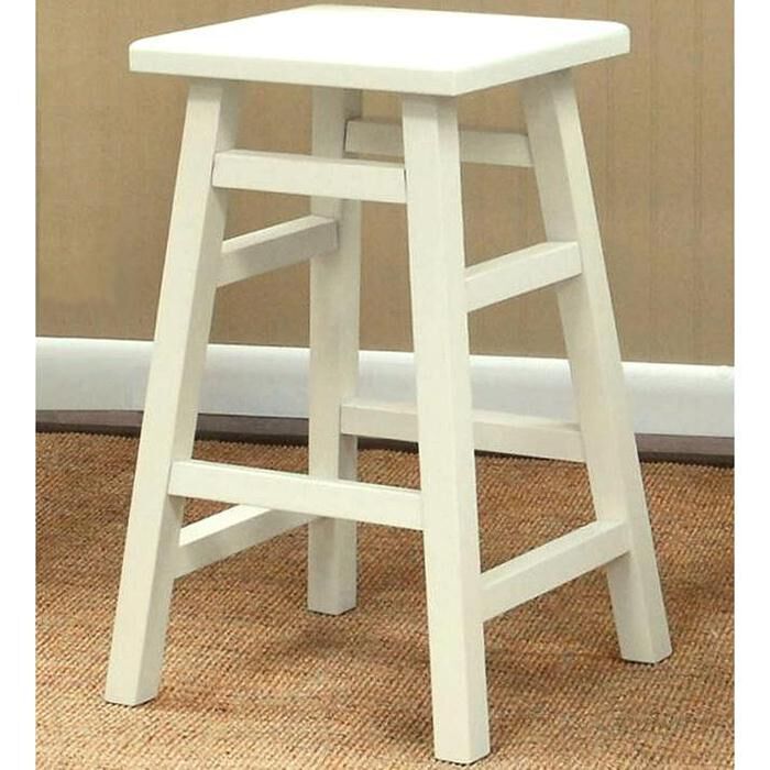 Carolina Cottage 24" White Counter Stool, , large
