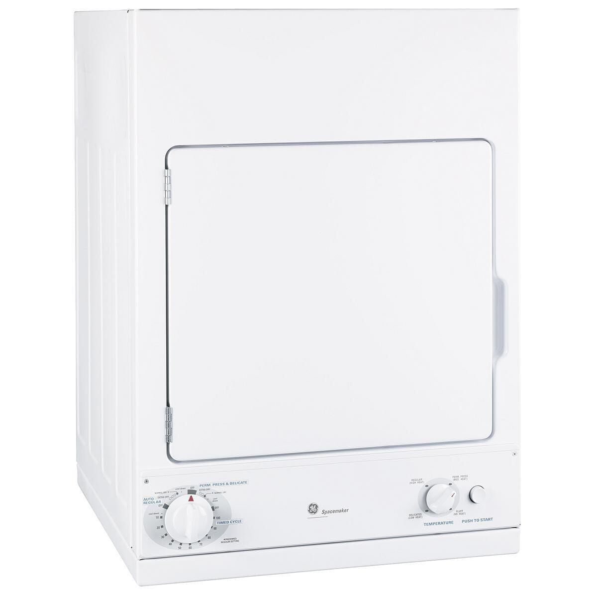 GE Appliances Spacemaker 3.6 Cu. Ft. Stationary Electric Dryer Spacemaker, , large