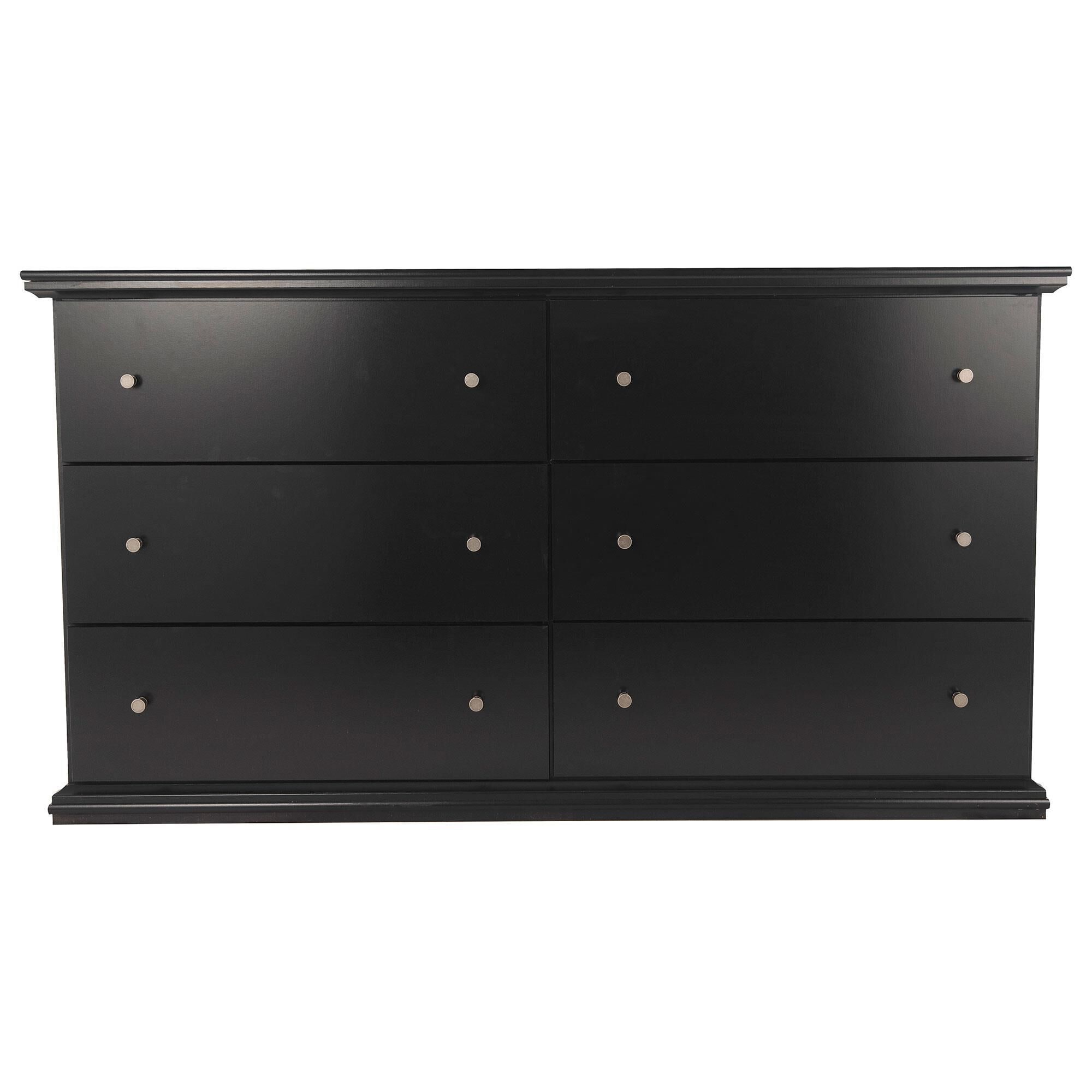 Signature Design by Ashley Maribel 6 Drawer Dresser in Black, , large