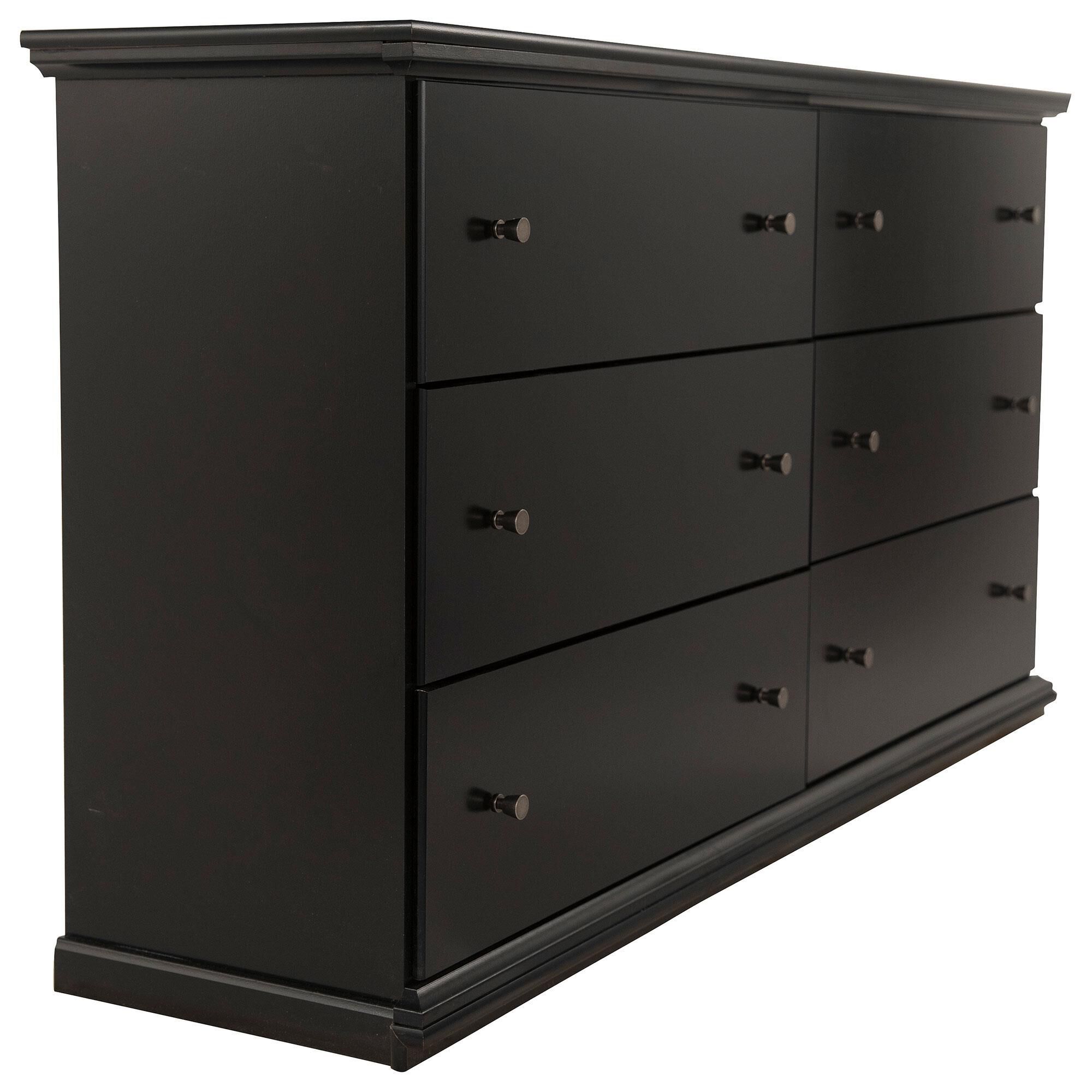 Signature Design by Ashley Maribel 6 Drawer Dresser in Black, , large