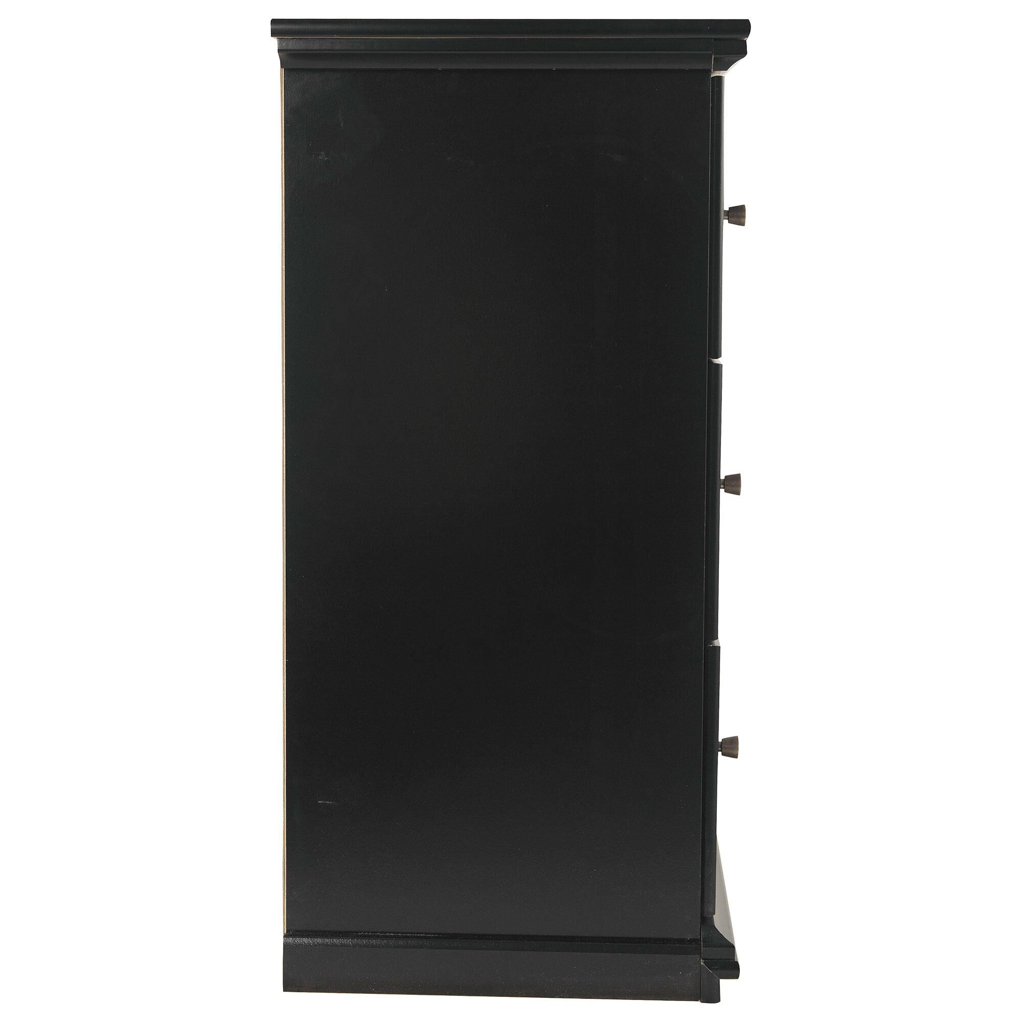 Signature Design by Ashley Maribel 6 Drawer Dresser in Black, , large