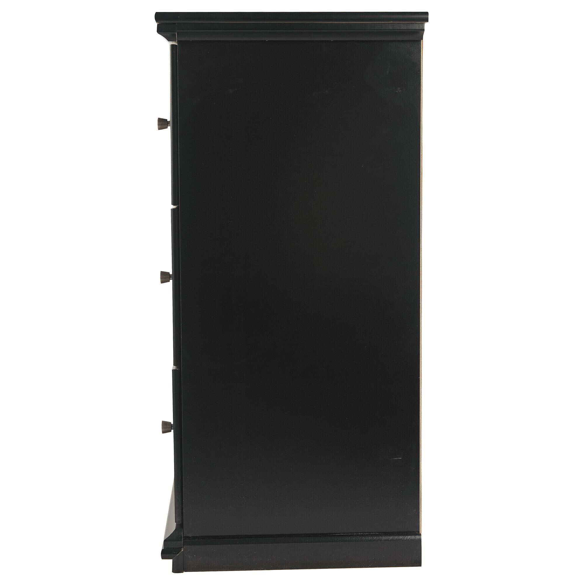 Signature Design by Ashley Maribel 6 Drawer Dresser in Black, , large