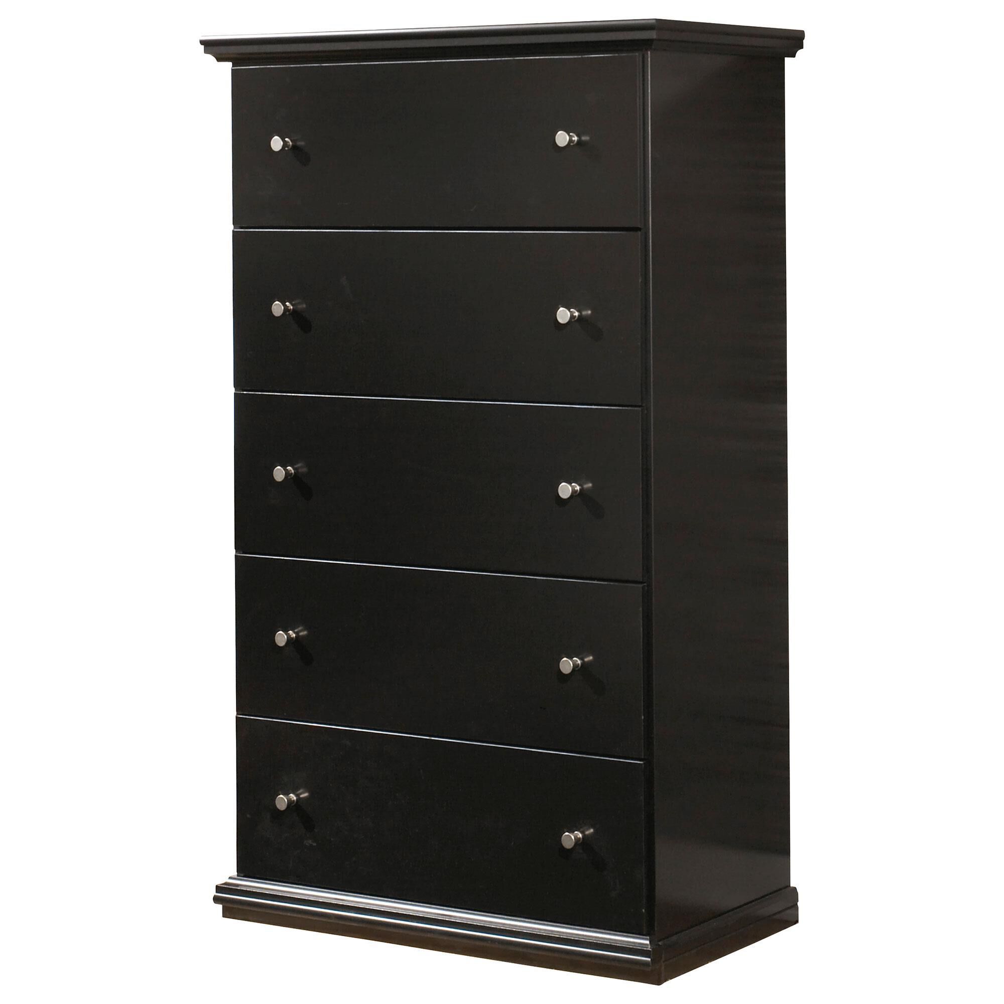 Signature Design by Ashley Maribel 5 Drawer Chest in Black, , large