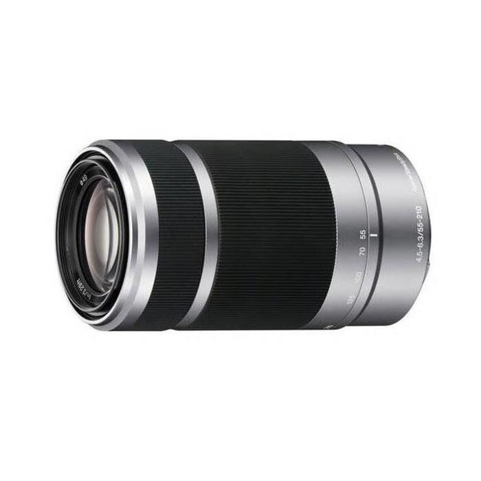 Sony E 55210 mm F4.5-6.3 OSS nex Lens in Silver, , large