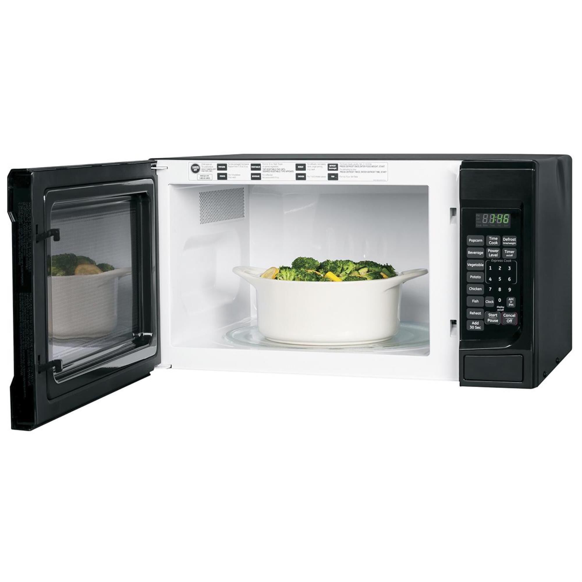 GE Appliances 1.4 Cu. Ft. Countertop Microwave Oven with Sensor in Black, , large