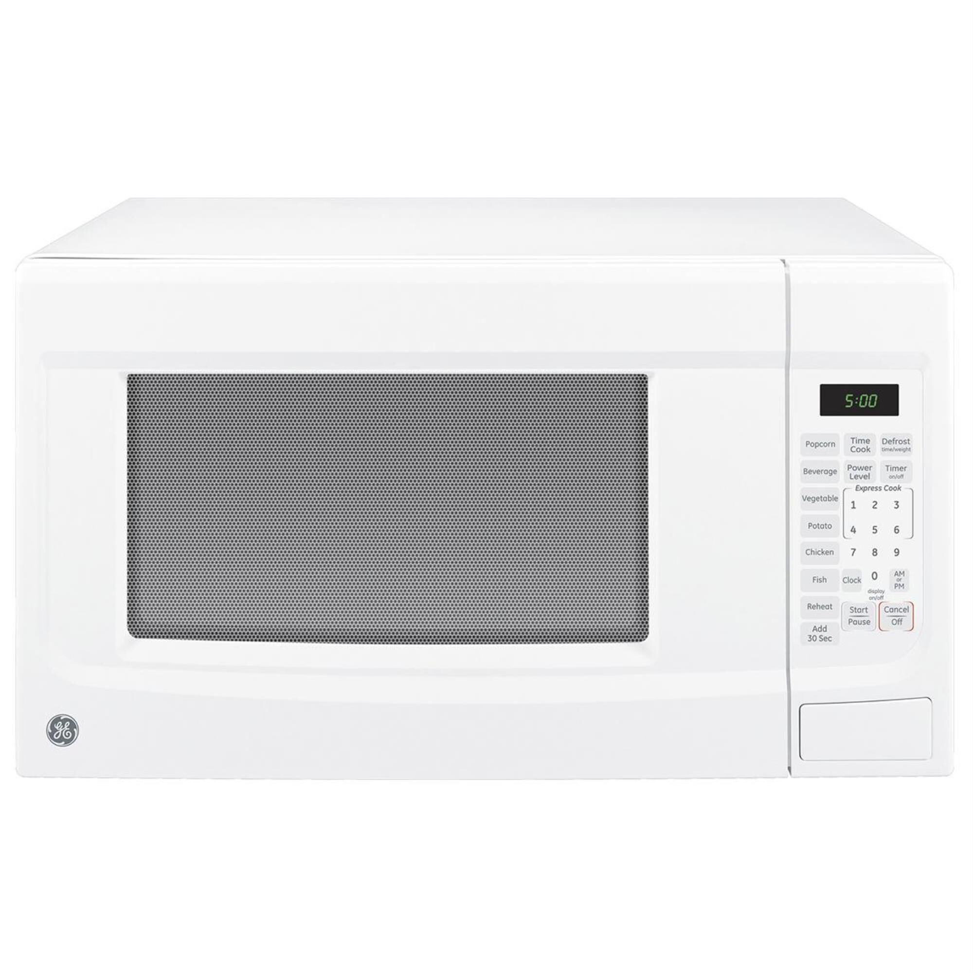 GE Appliances 1.4 Cu. Ft. Countertop Microwave Oven with 1100 Watts in White, , large