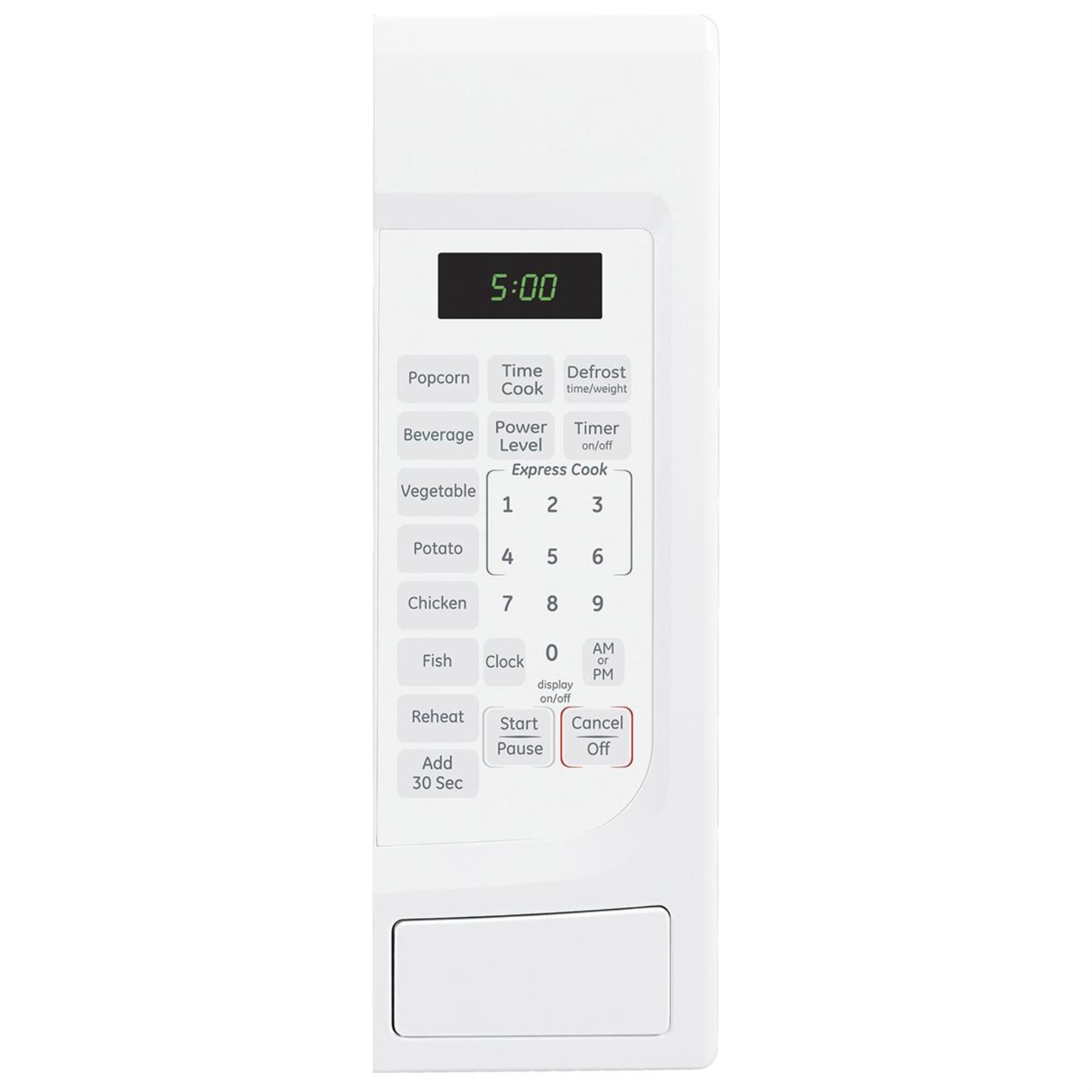 GE Appliances 1.4 Cu. Ft. Countertop Microwave Oven with 1100 Watts in White, , large