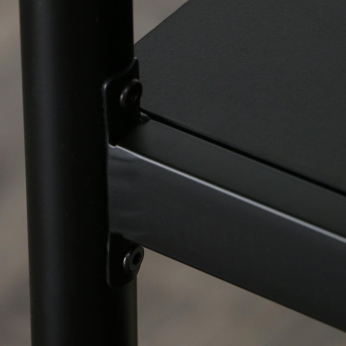 Walker Edison Twin Loft Bed and Desk in Black, , large