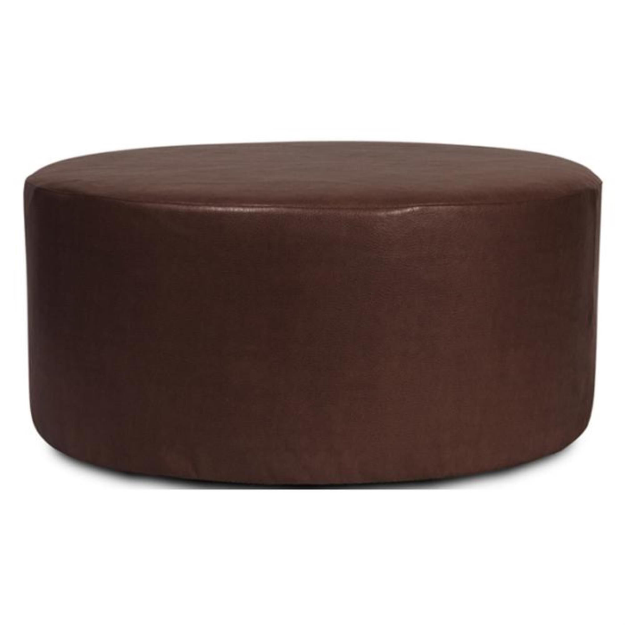 Howard Elliott Universal 36" Round Ottoman in Avanti Pecan, , large