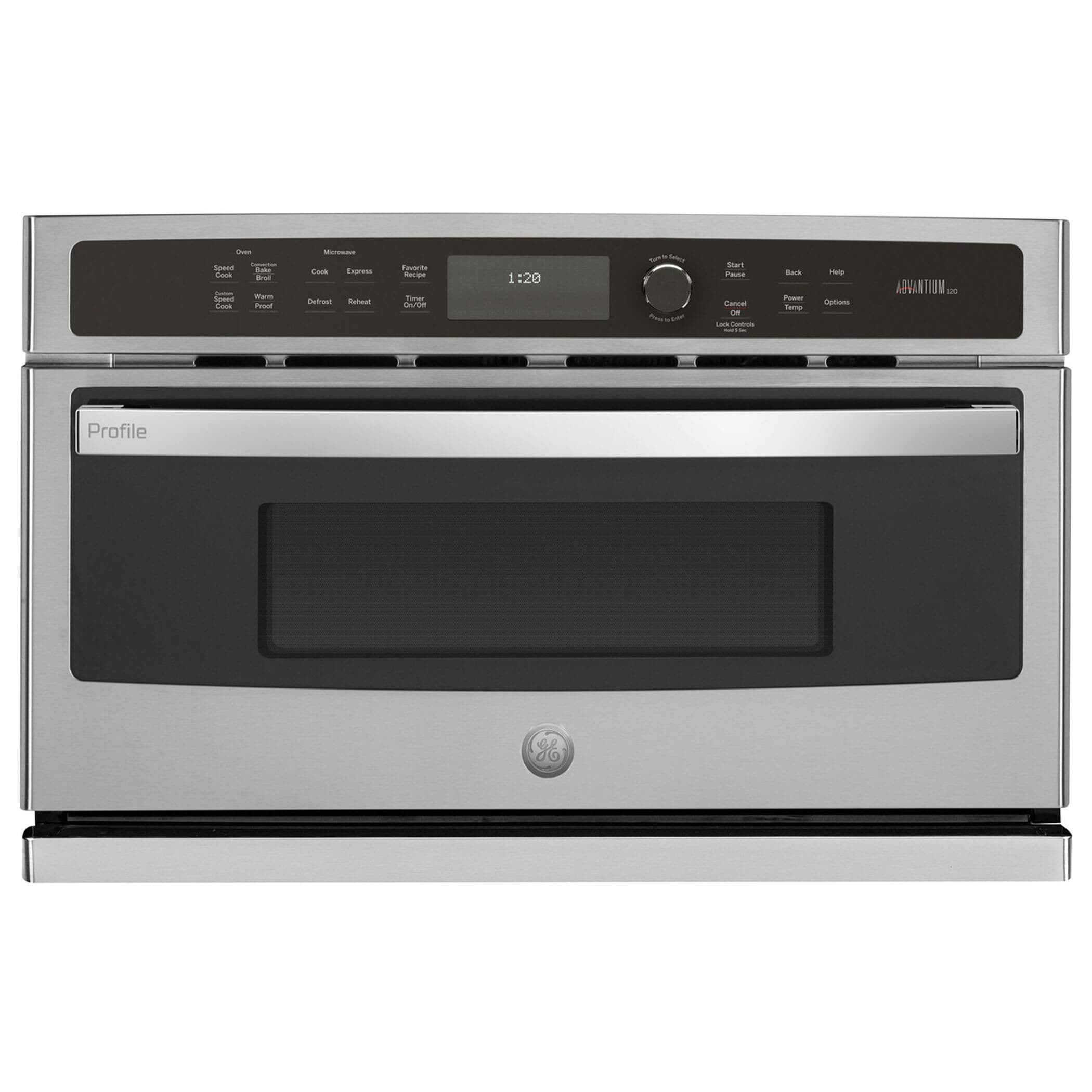 GE Profile 30"  Single Wall Oven with Advantium Technology - Stainless Steel, , large