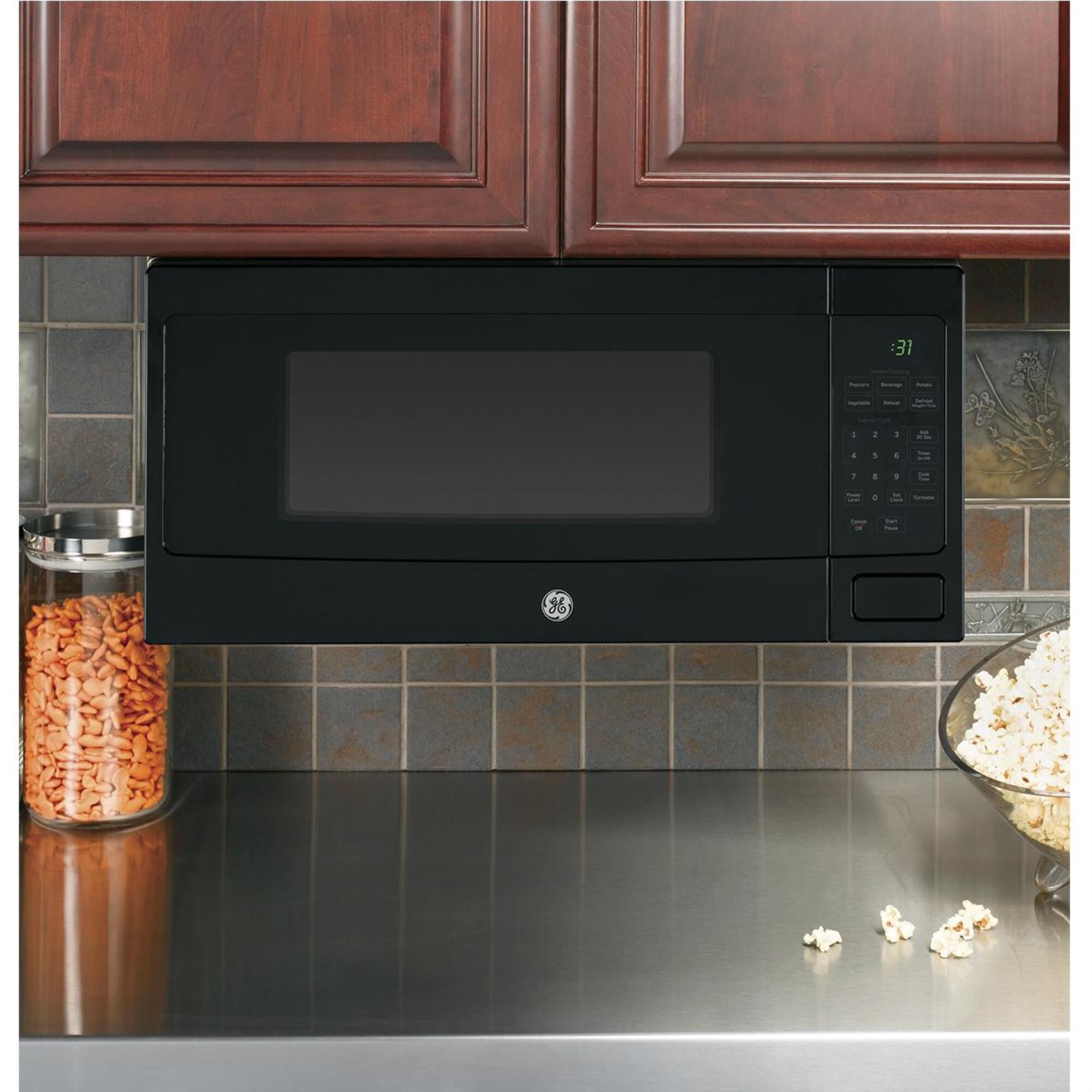 GE Profile Series 1.1 Cu. Ft. Countertop Microwave Oven, , large
