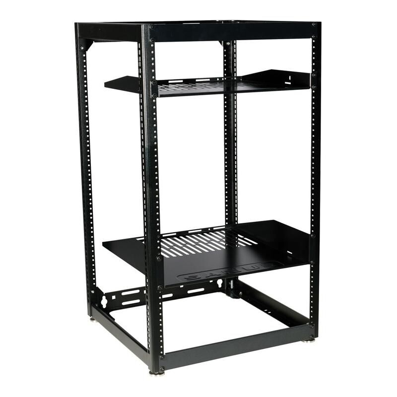 Sanus 35" Tall AV Rack 20U Stackable Skeleton Rack, , large