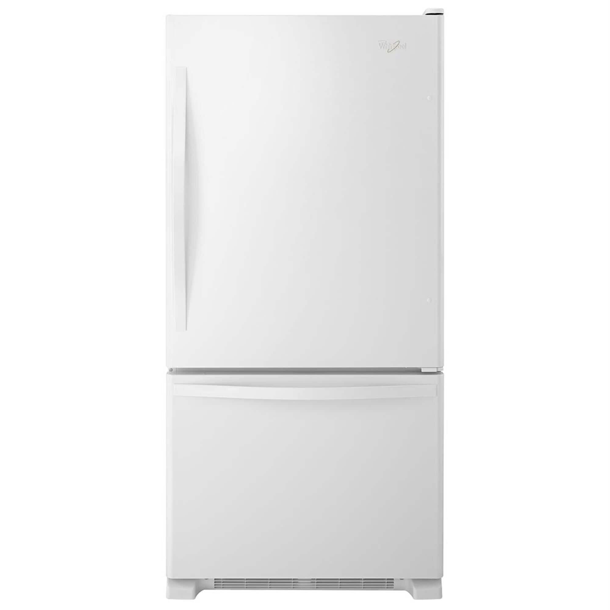 Whirlpool 22 Cu. Ft. Bottom-Freezer Refrigerator with Freezer Drawer in White