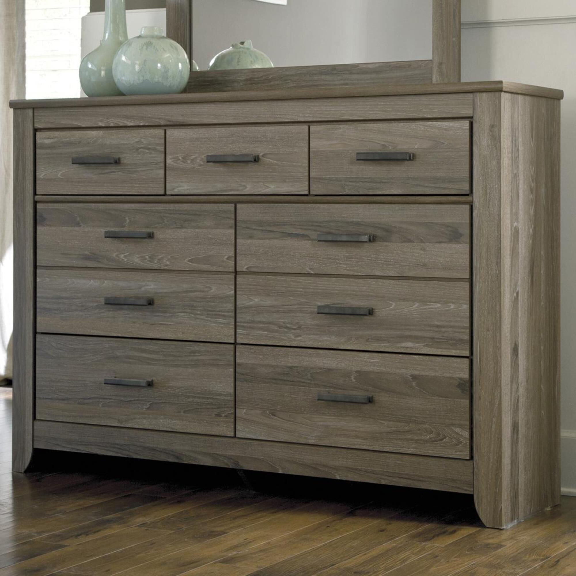 Signature Design by Ashley Zelen 7 Drawer Dresser in Warm Gray, , large