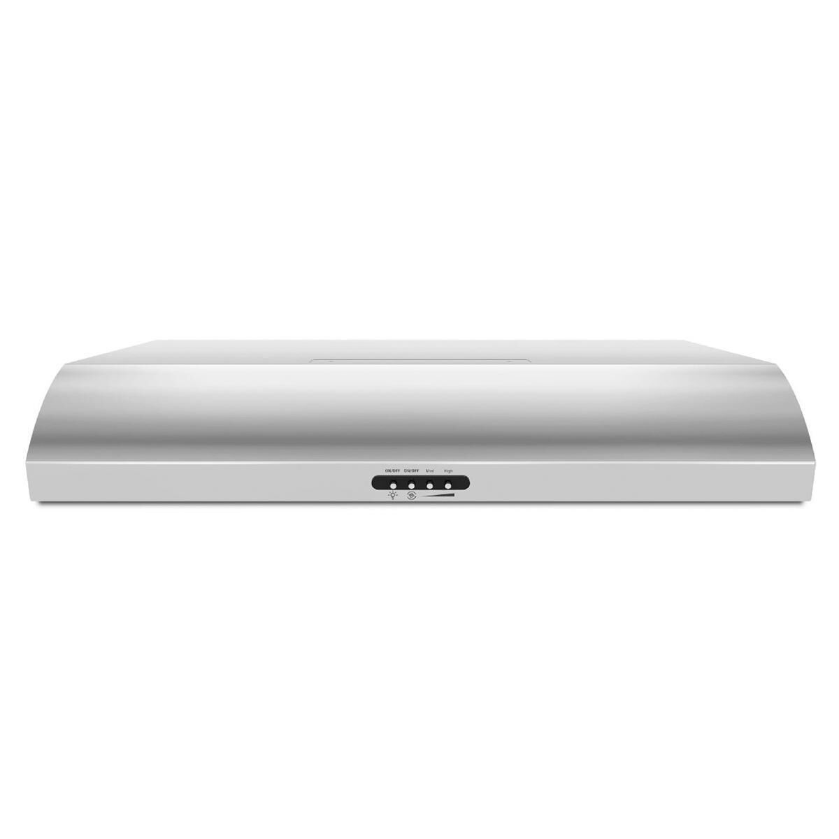 Whirlpool 30" Range Hood with the FIT System in Stainless Steel