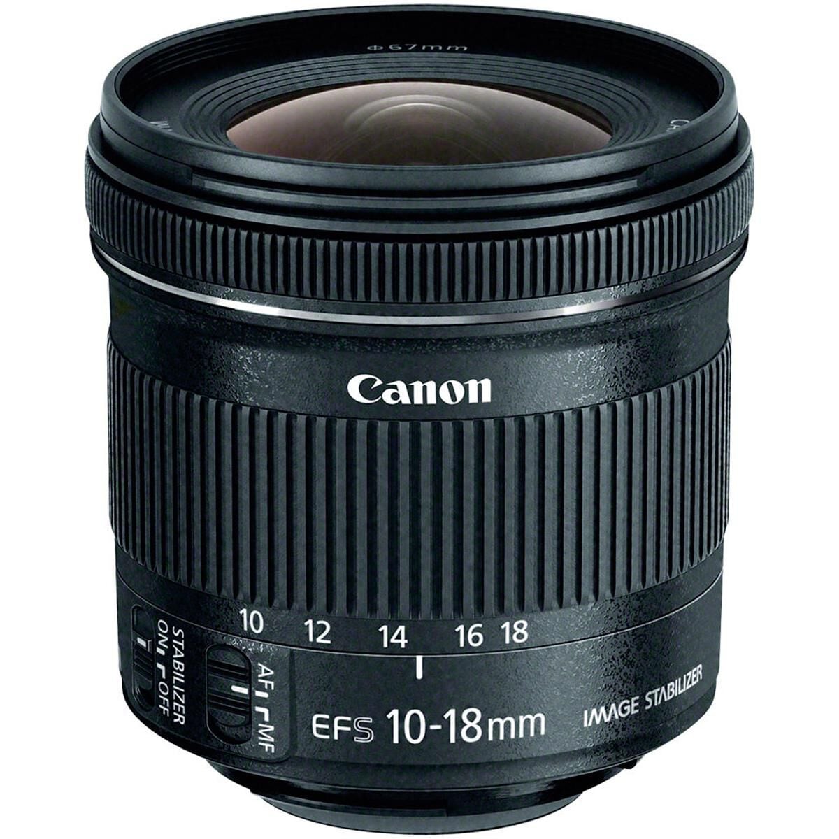 Canon EF-S 10-18mm f/4.5-5.6 IS STM Lens, , large