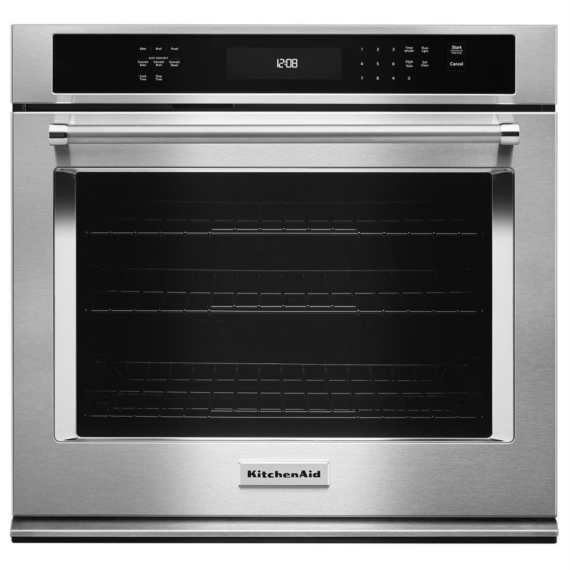 KitchenAid 30" Single Wall Oven with Even-Heat True Convection, , large